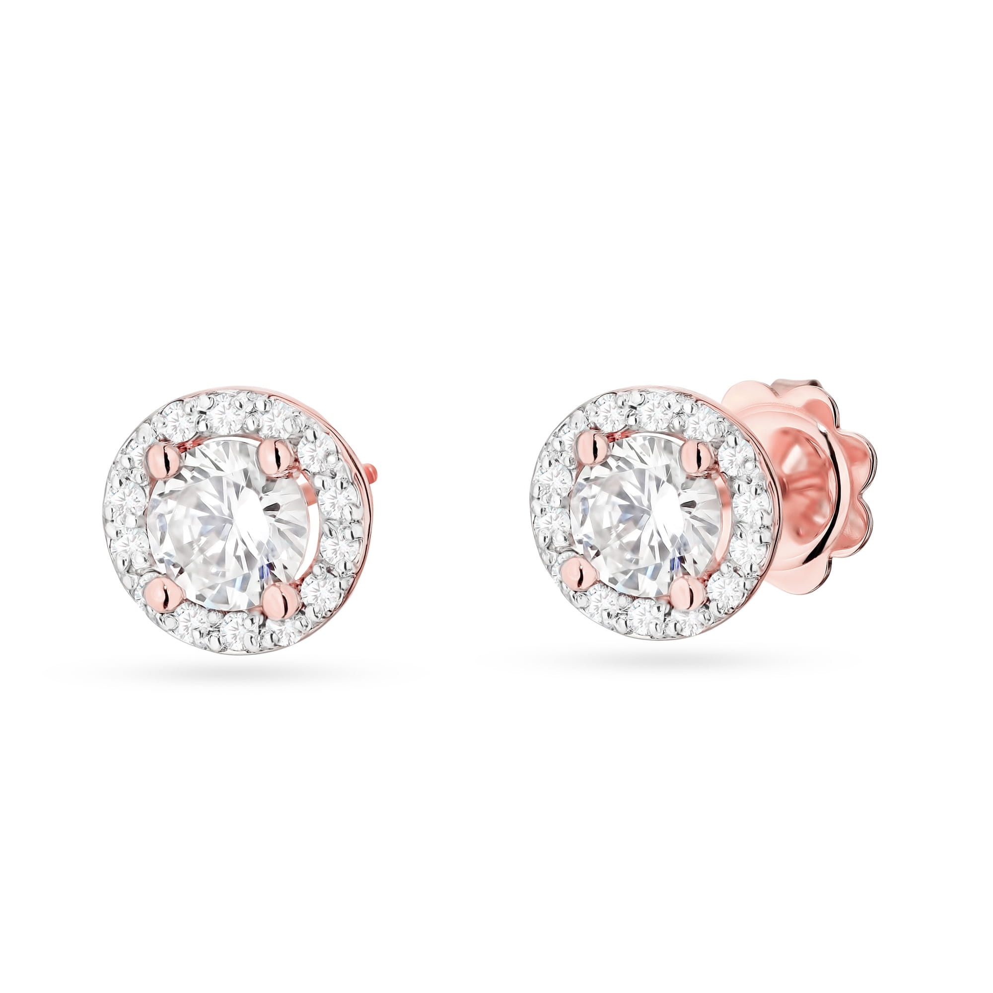 Cercei Aur 14K cu Diamante de Laborator 1.24 ct