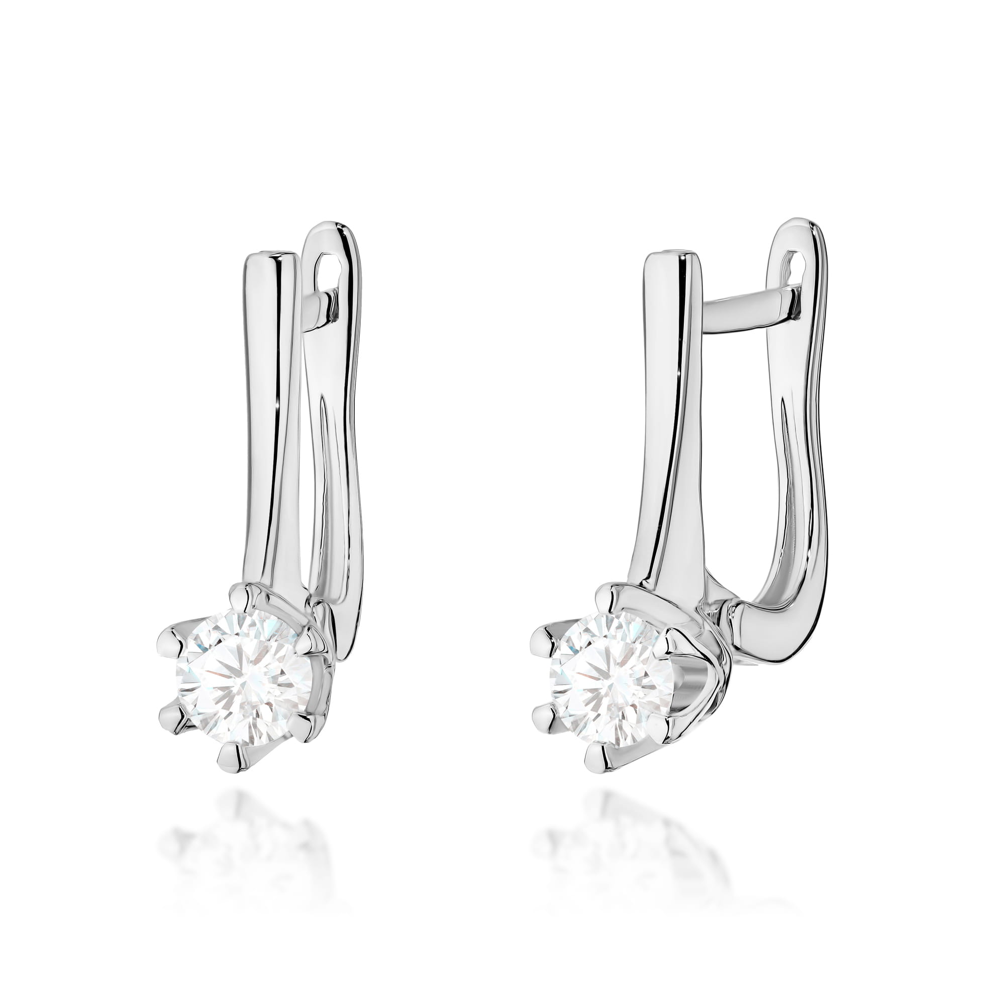 Cercei Aur 14K K0520 Diamant 2 x 0.30ct