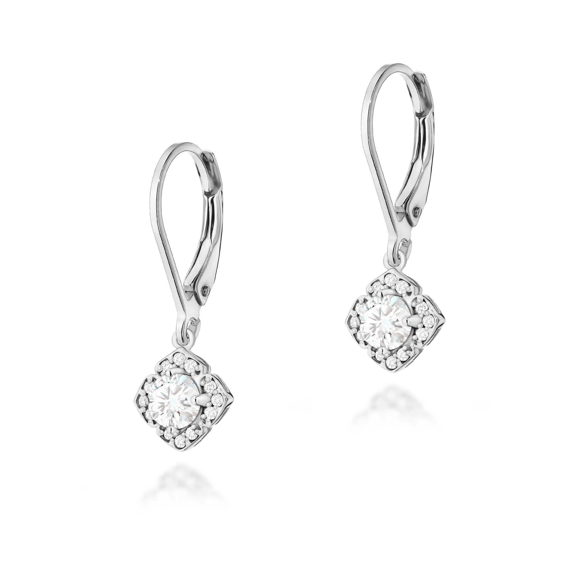 Cercei Aur 14K Cu Diamante Lab Grown K0571