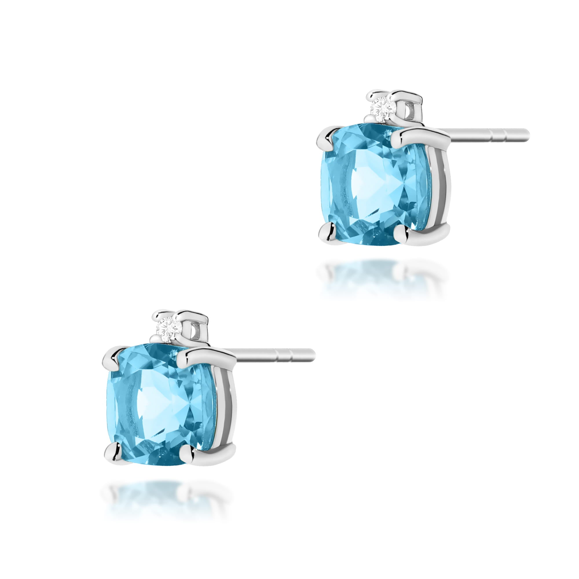 Cercei Aur 14K K0573 Topaz 2 x 1.10ct