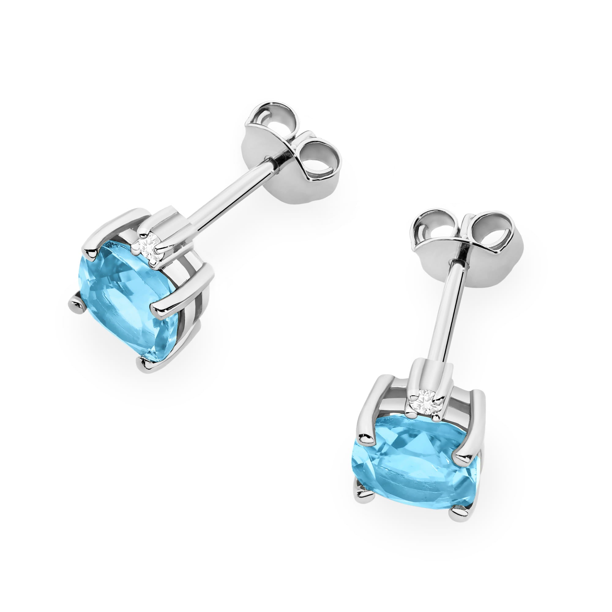 Cercei Aur 14K K0573 Topaz 2 x 1.10ct