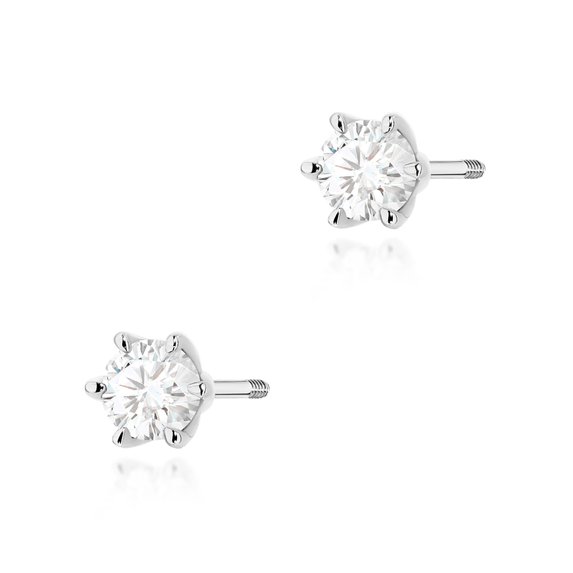 Cercei Aur 14K K0575 Diamant 2 x 0.30ct