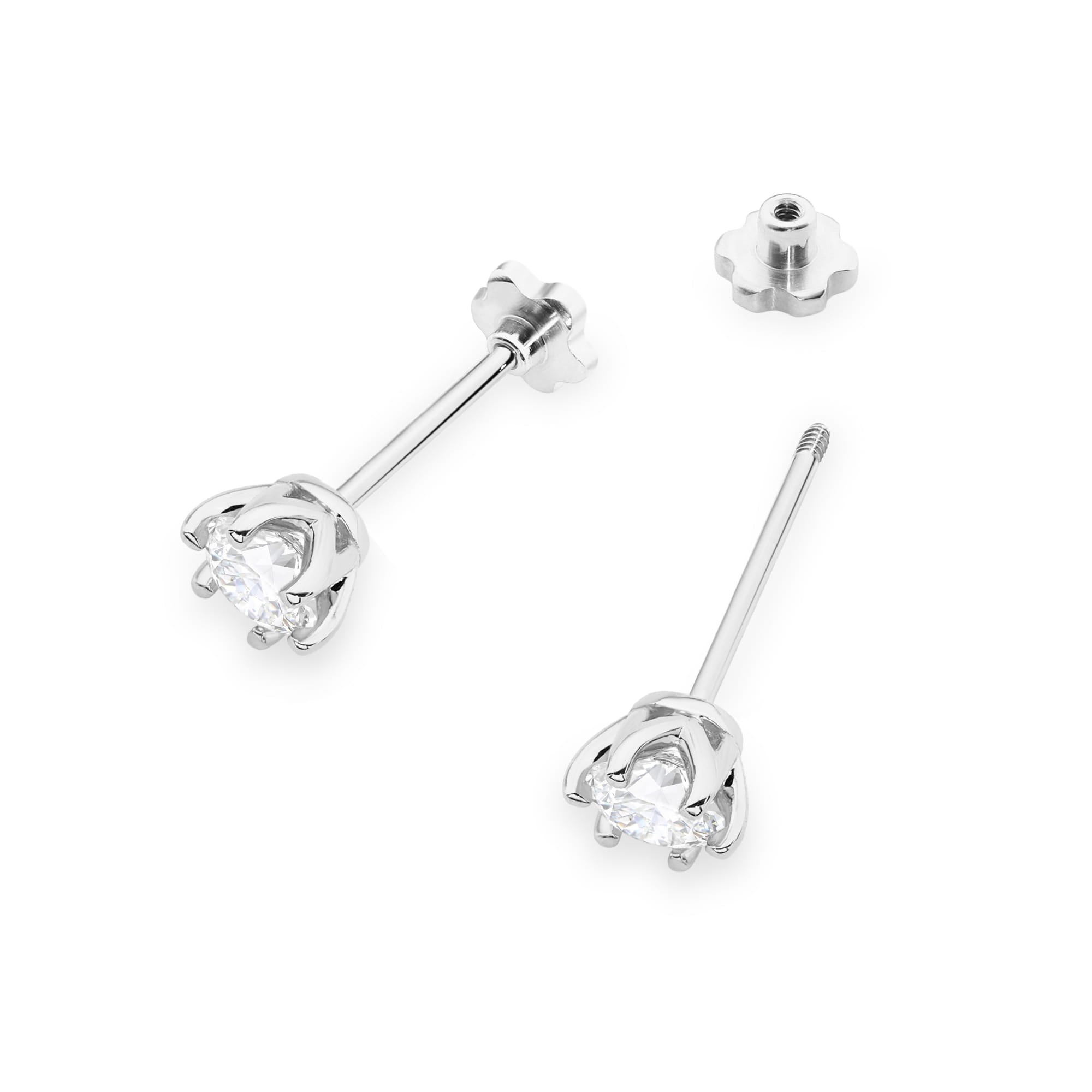 Cercei Aur 14K K0575 Diamant 2 x 0,40ct