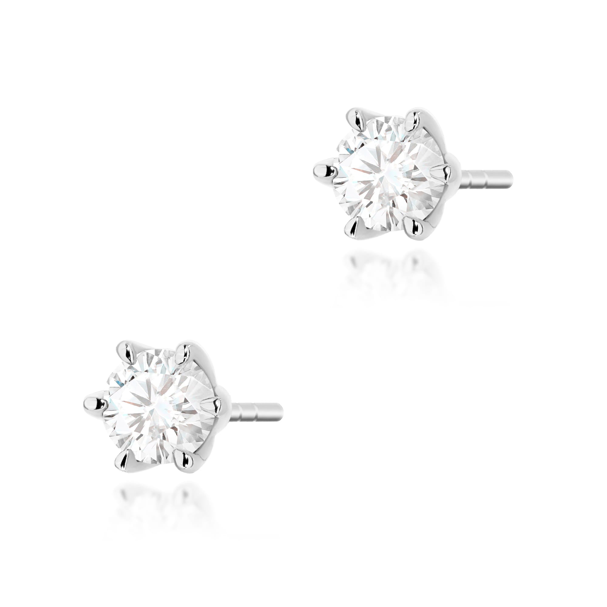 Cercei Aur 14K K0575 Diamant 2 x 0.40ct