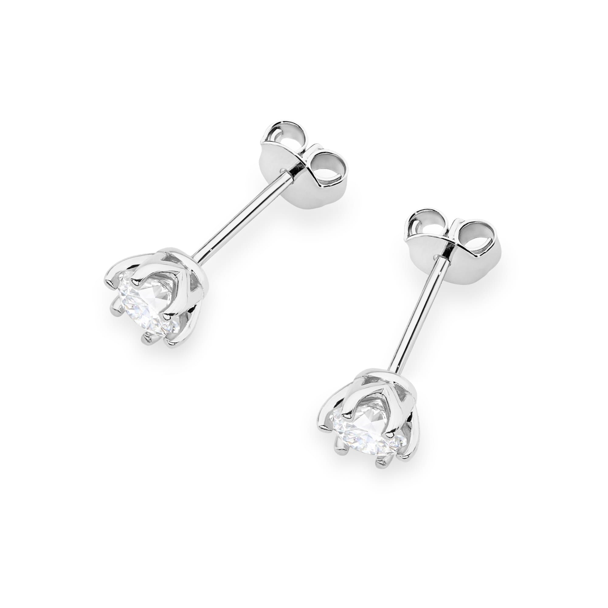 Cercei Aur 14K K0575 Diamant 2 x 0.40ct