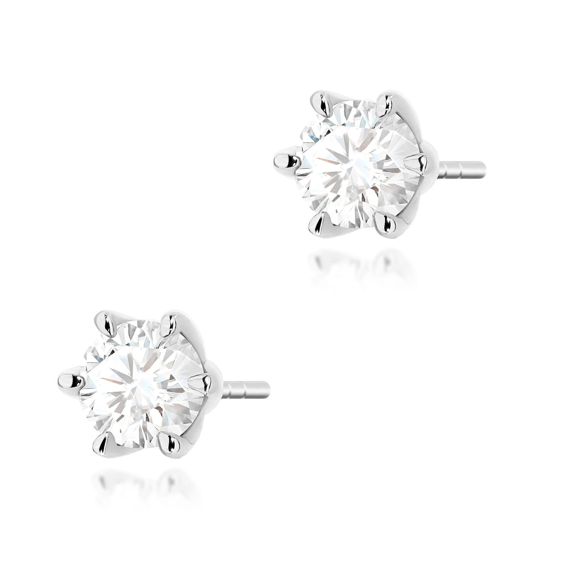 Cercei Aur 14K K0575 Diamant 2 x 0.70ct