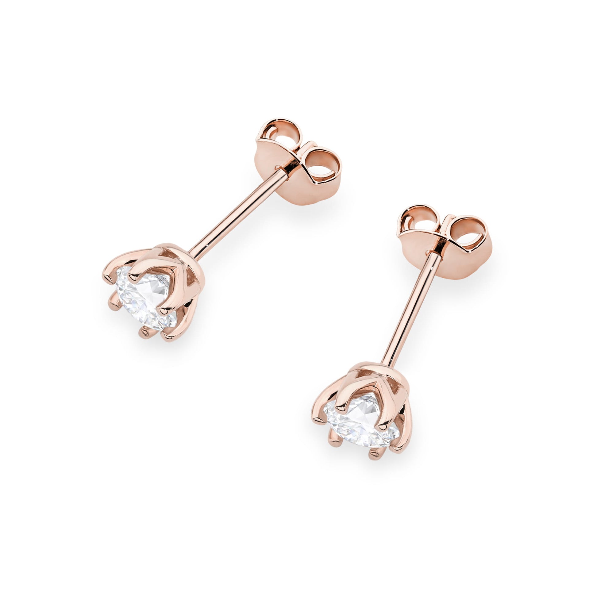 Cercei Aur 14K K0575 Diamant 2 x 0.40ct