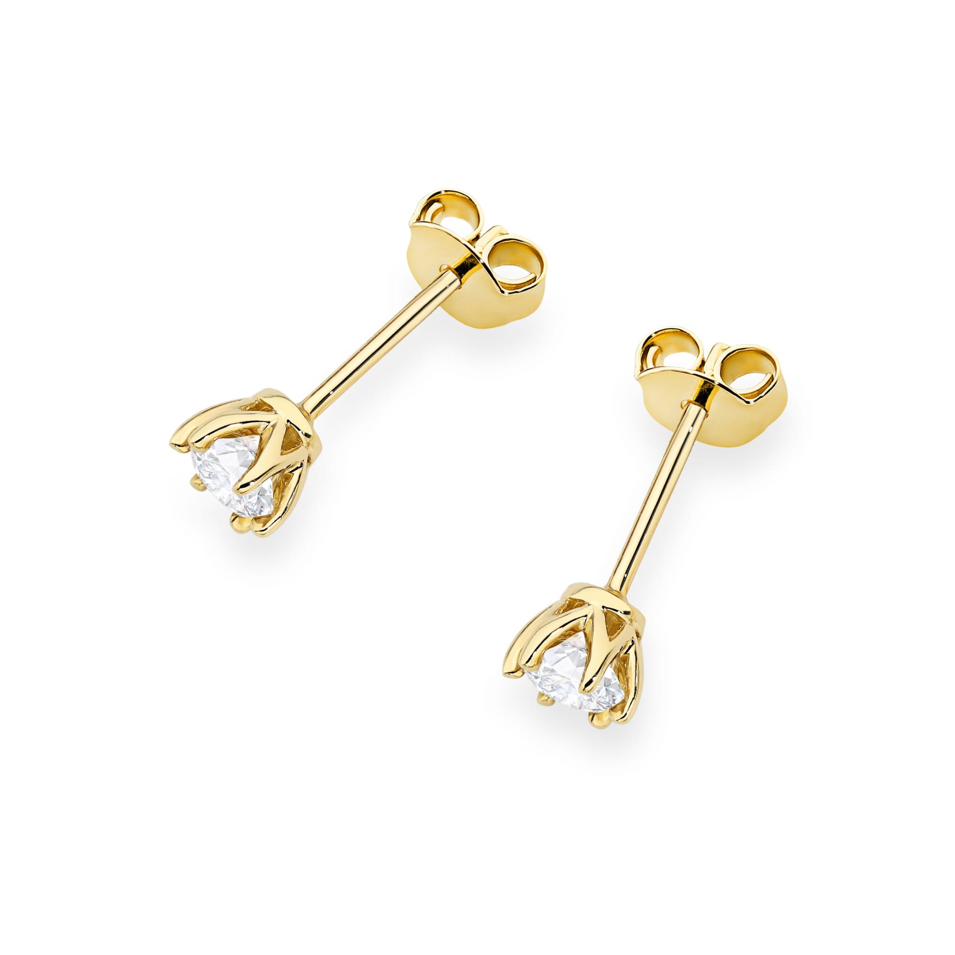 Cercei Aur 14K K0575 Diamant 2 x 0.30ct