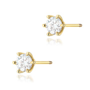 Cercei Aur 14K K0575 Diamante 2 x 1.00ct