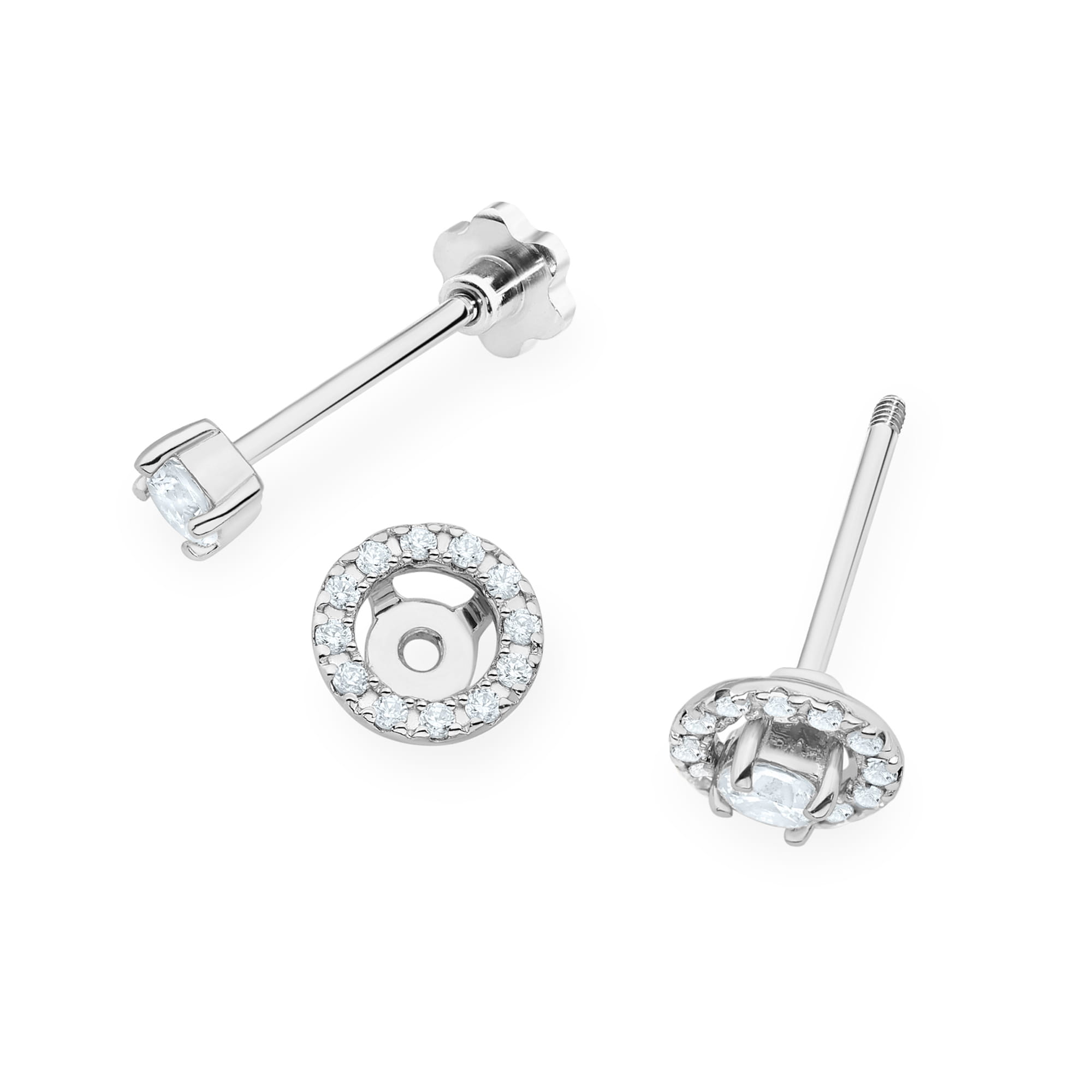 Cercei Aur 14K K0576 Diamant 0,32ct