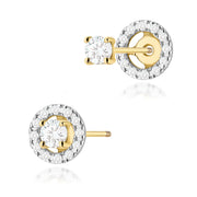 Cercei Aur 14K K0576 cu Diamante Lab Grown 2 x 0.10ct