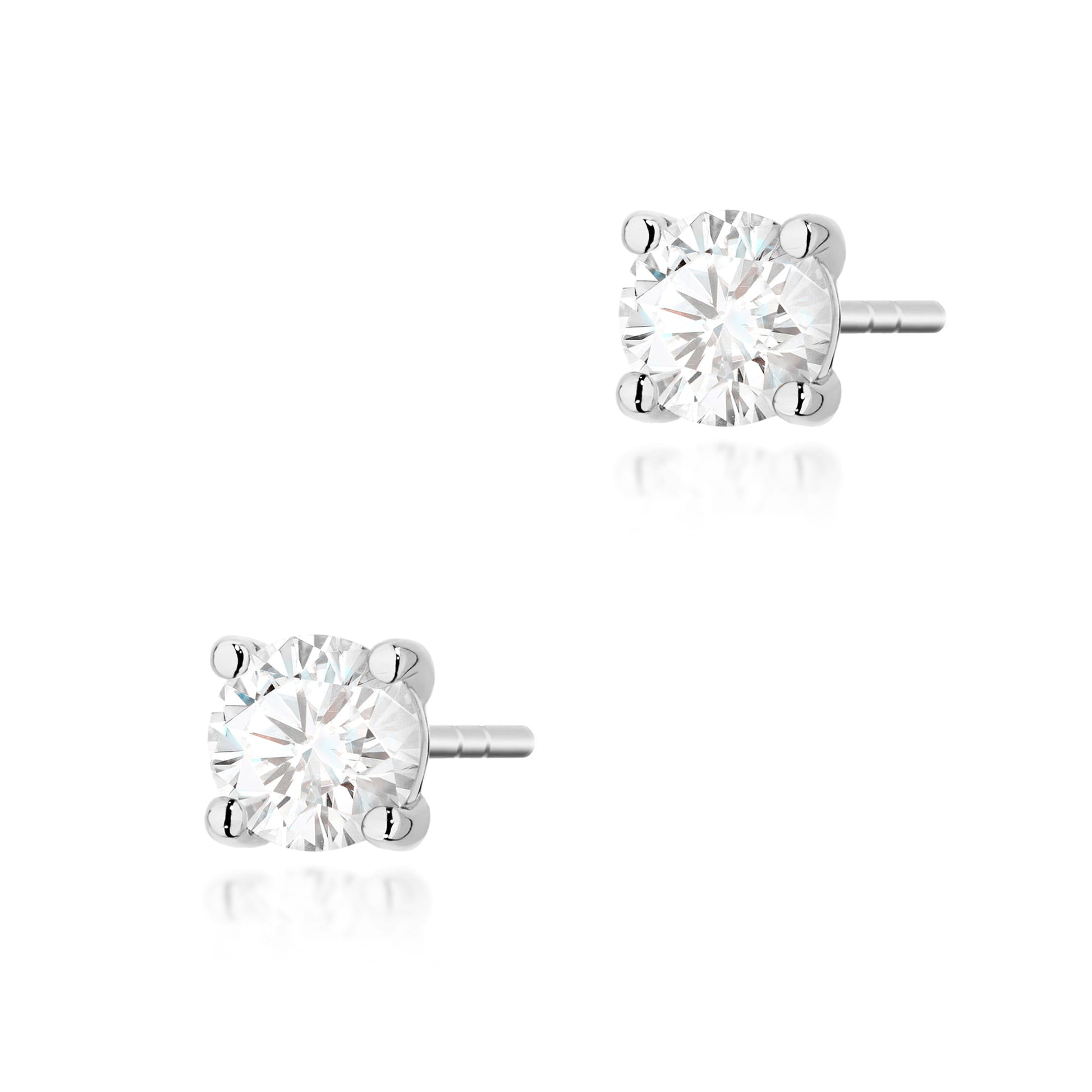 Cercei Aur 14K K0577 Diamant 2 x 0.50ct