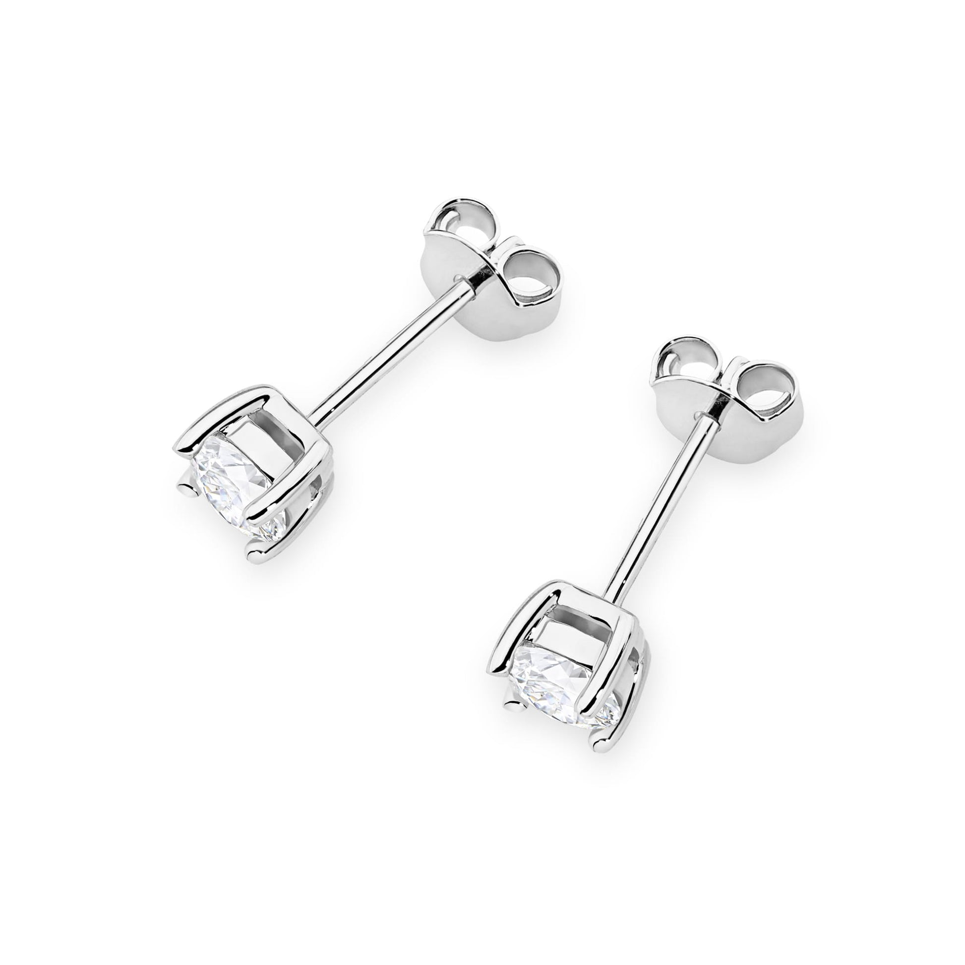 Cercei Aur 14K K0577 Diamant 2 x 0.50ct
