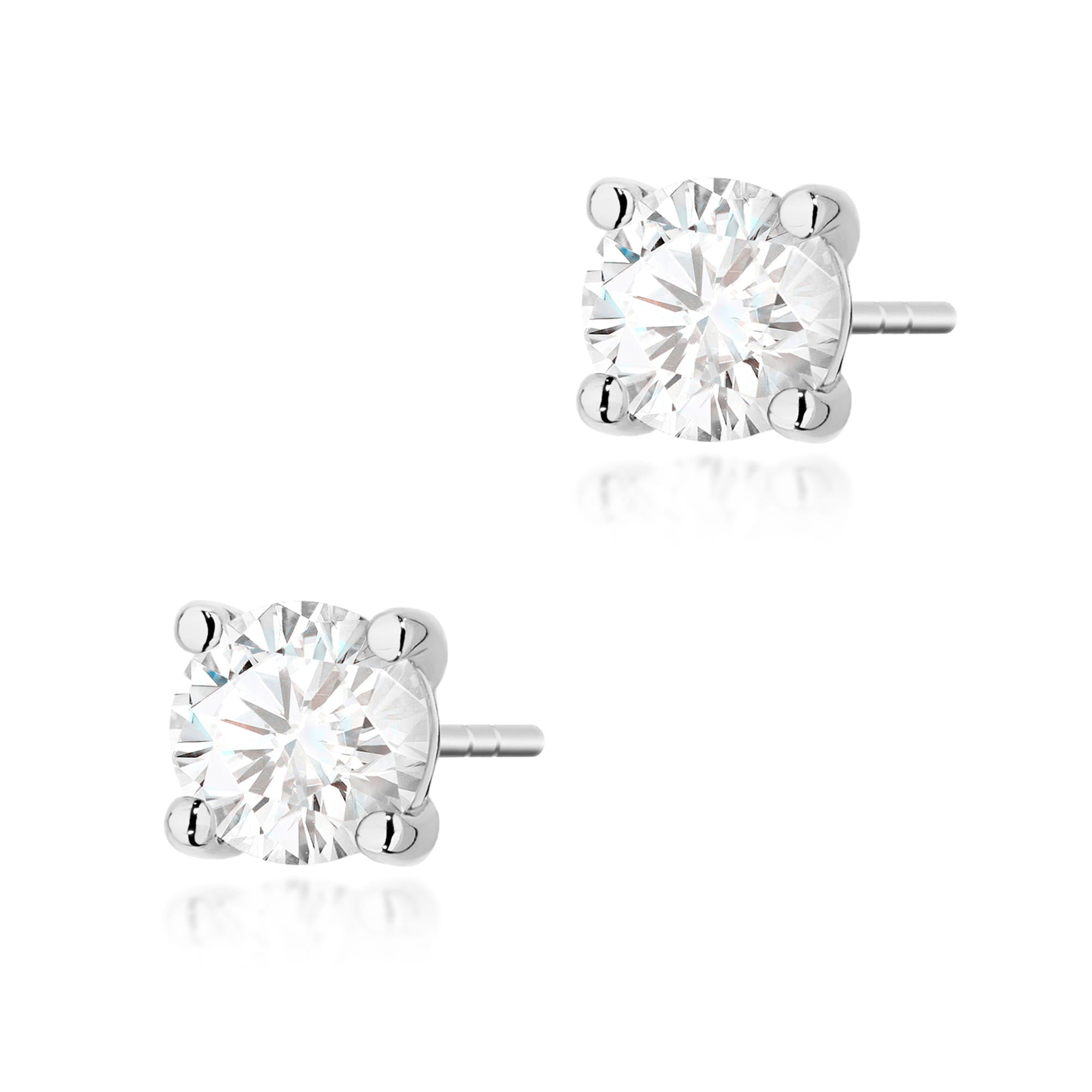 Cercei Aur 14K K0577 Diamant 2 x 1.00ct