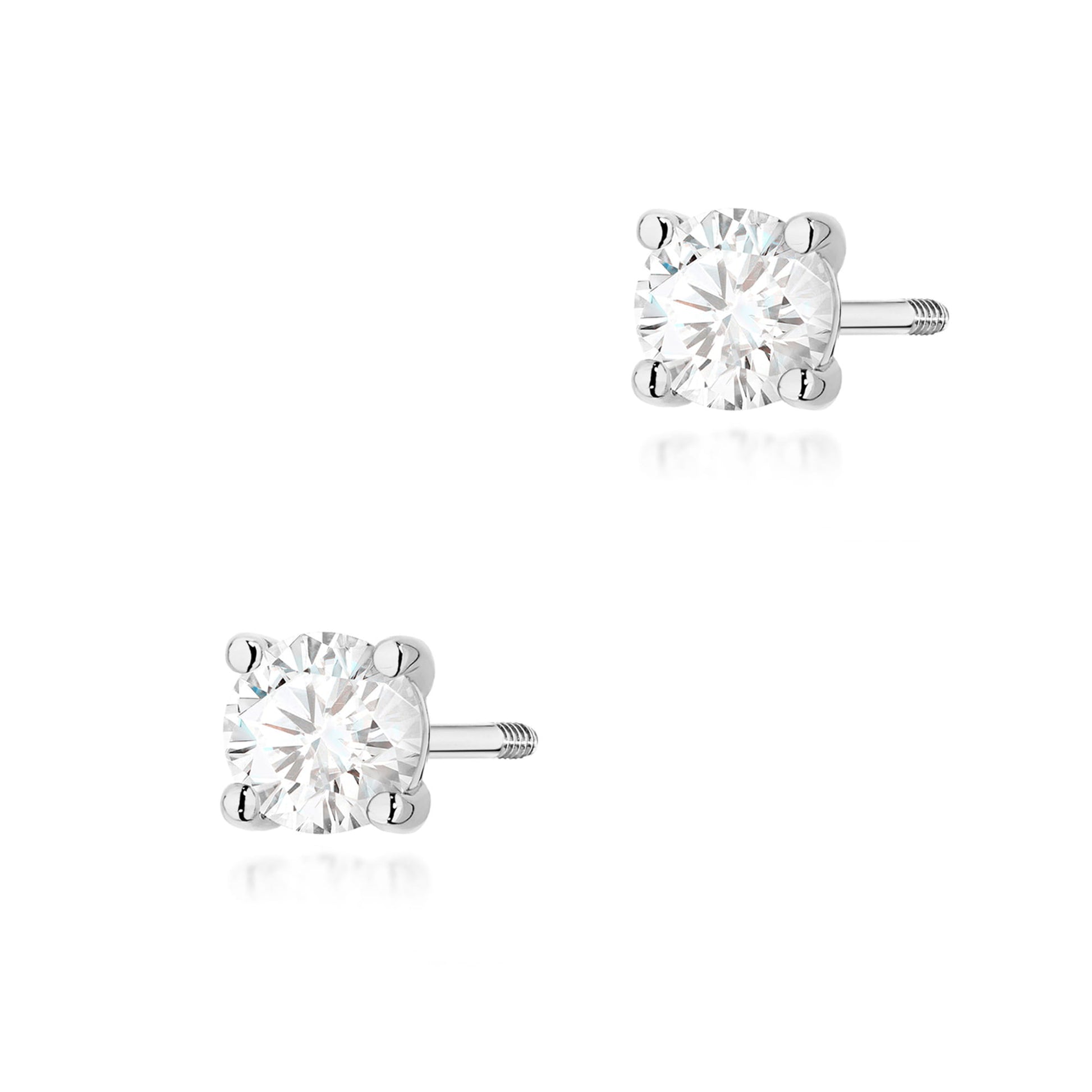 Cercei Aur 14K K0577 Diamant 2 x 0,40ct