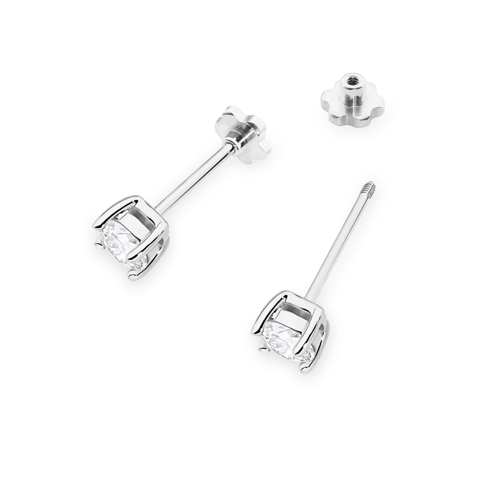 Cercei Aur 14K K0577 Diamant 2 x 0,40ct