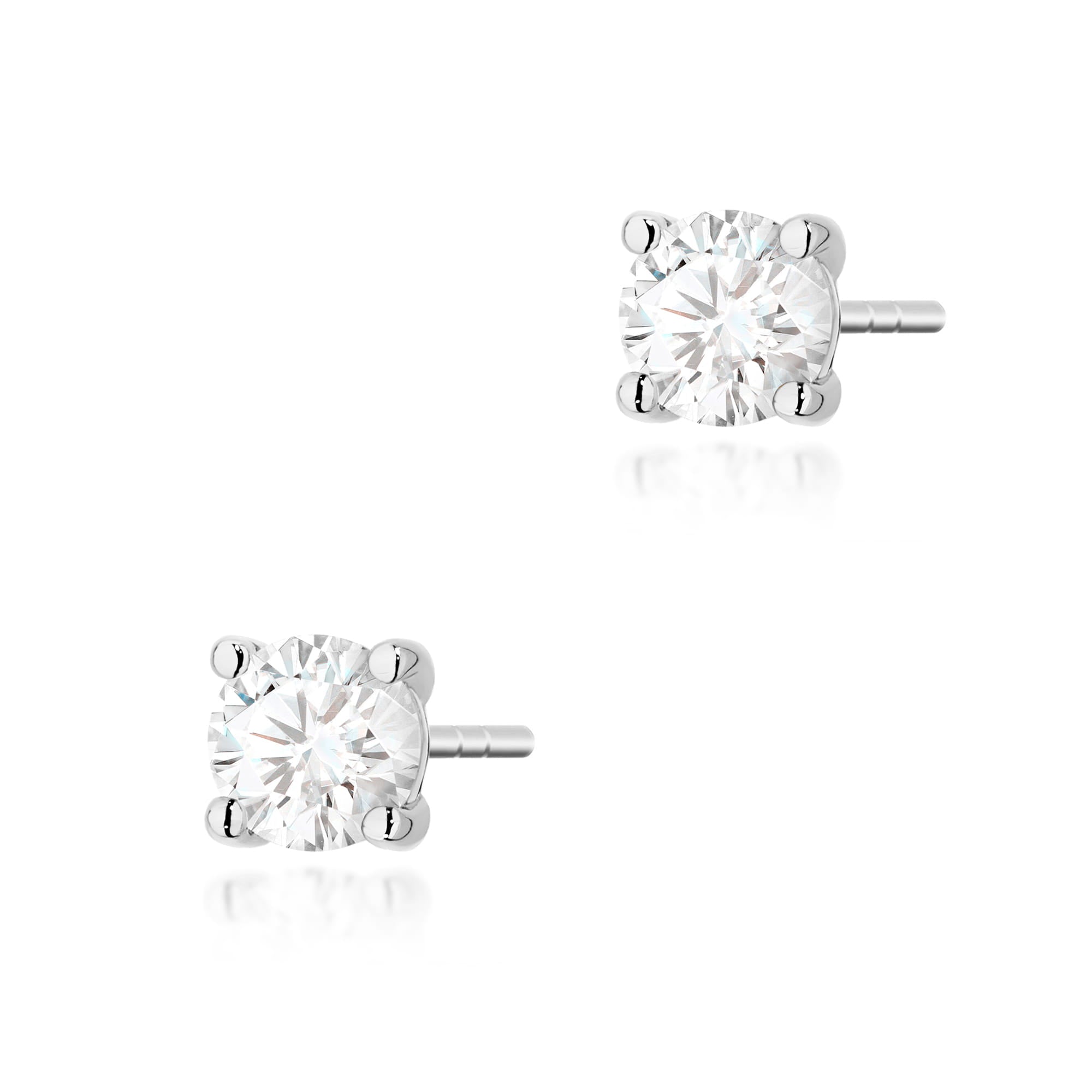 Cercei Aur 14K K0577 Diamant 2 x 0,50ct