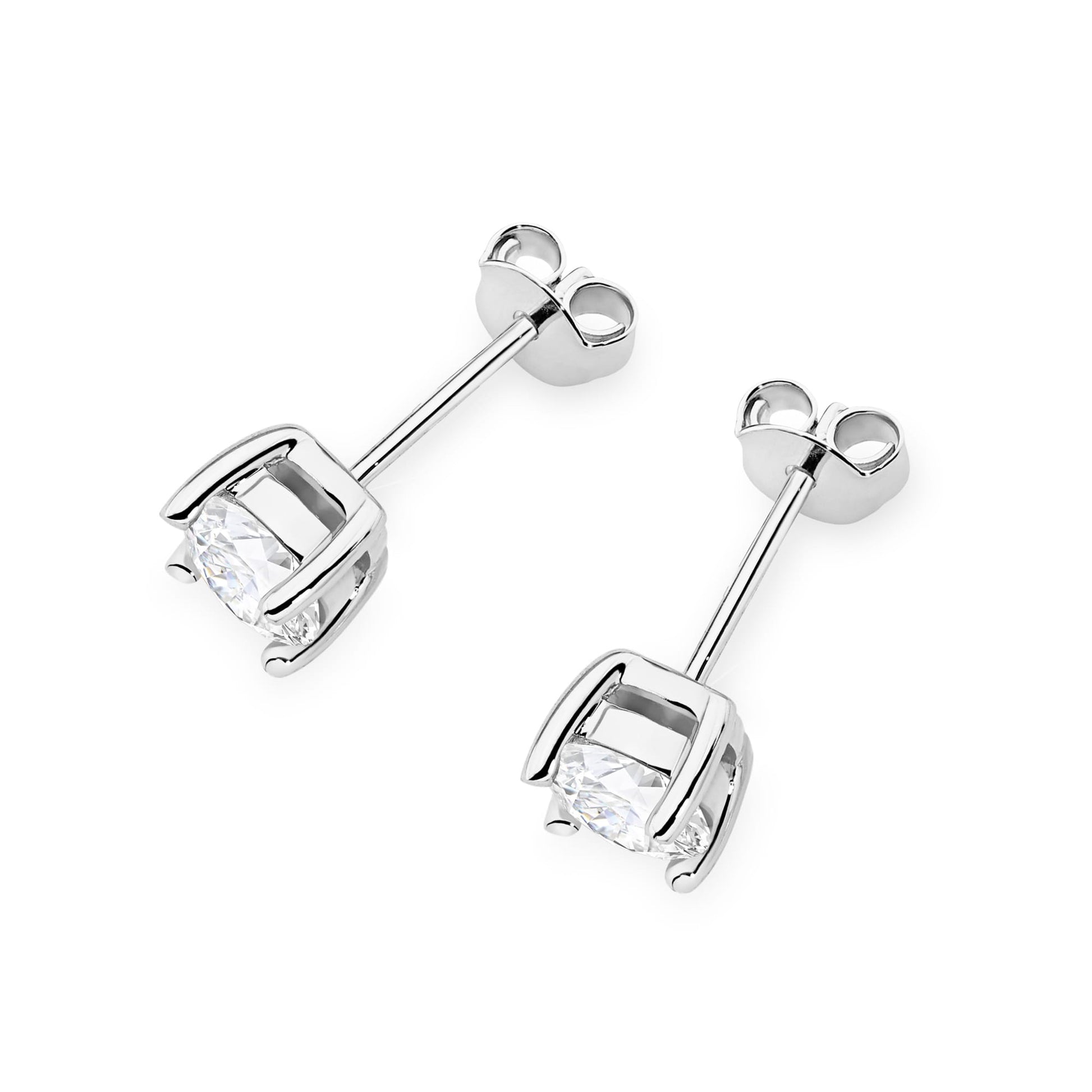 Cercei Aur 14K K0577 Diamant 2 x 1.00ct