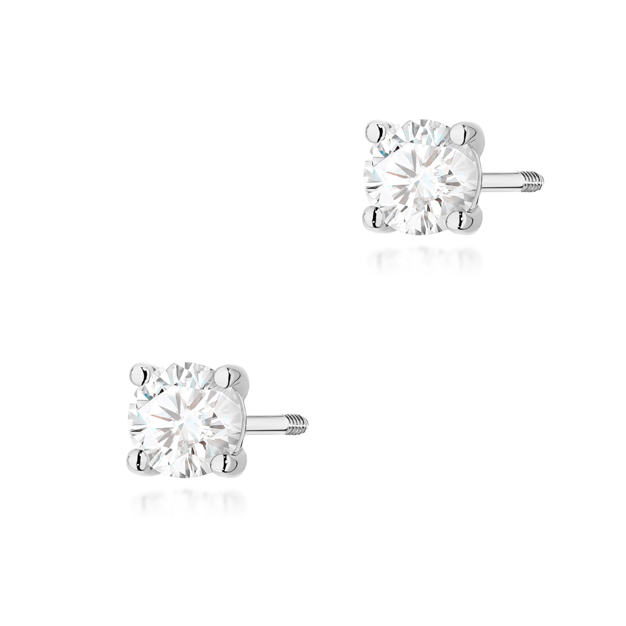 Cercei Aur 14K K0577 Diamant 2 x 0.40ct