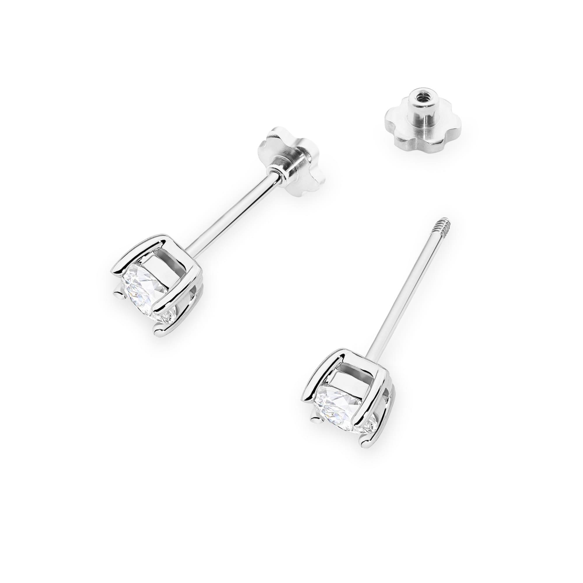 Cercei Aur 14K K0577 Diamant 2 x 0.40ct