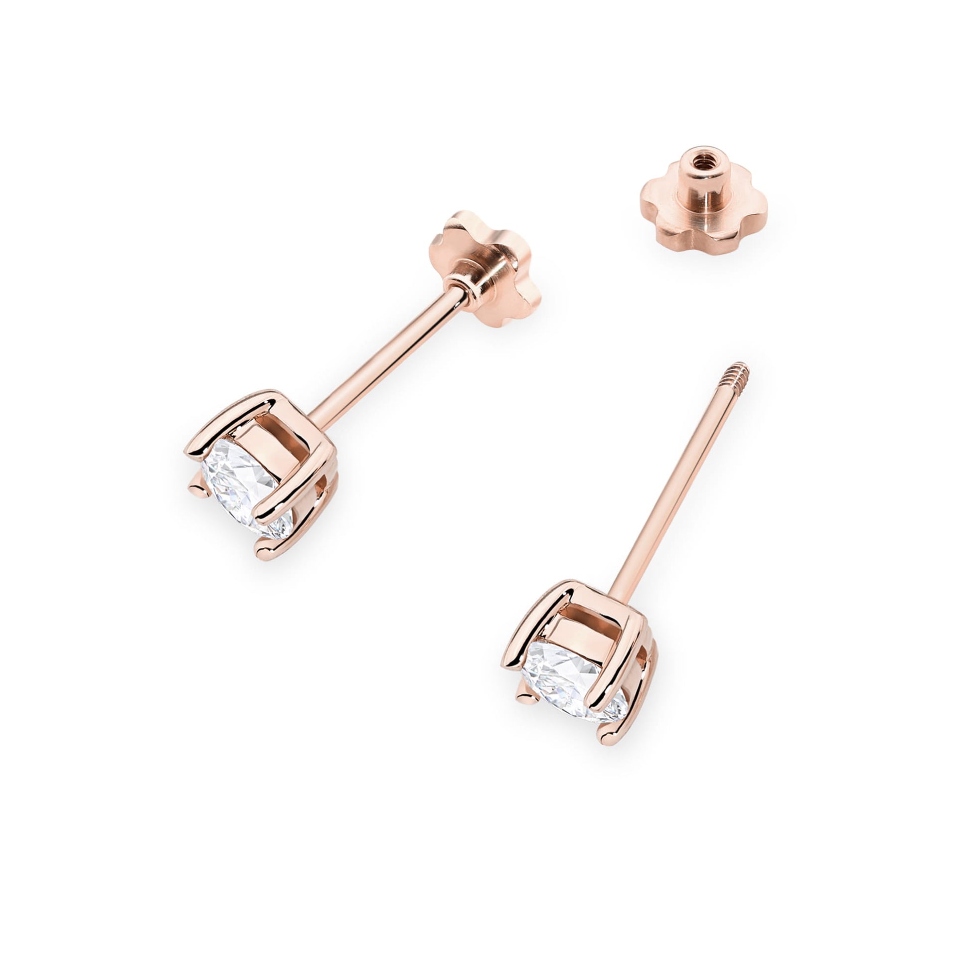 Cercei Aur 14K K0577 Diamant 2 x 0,40ct