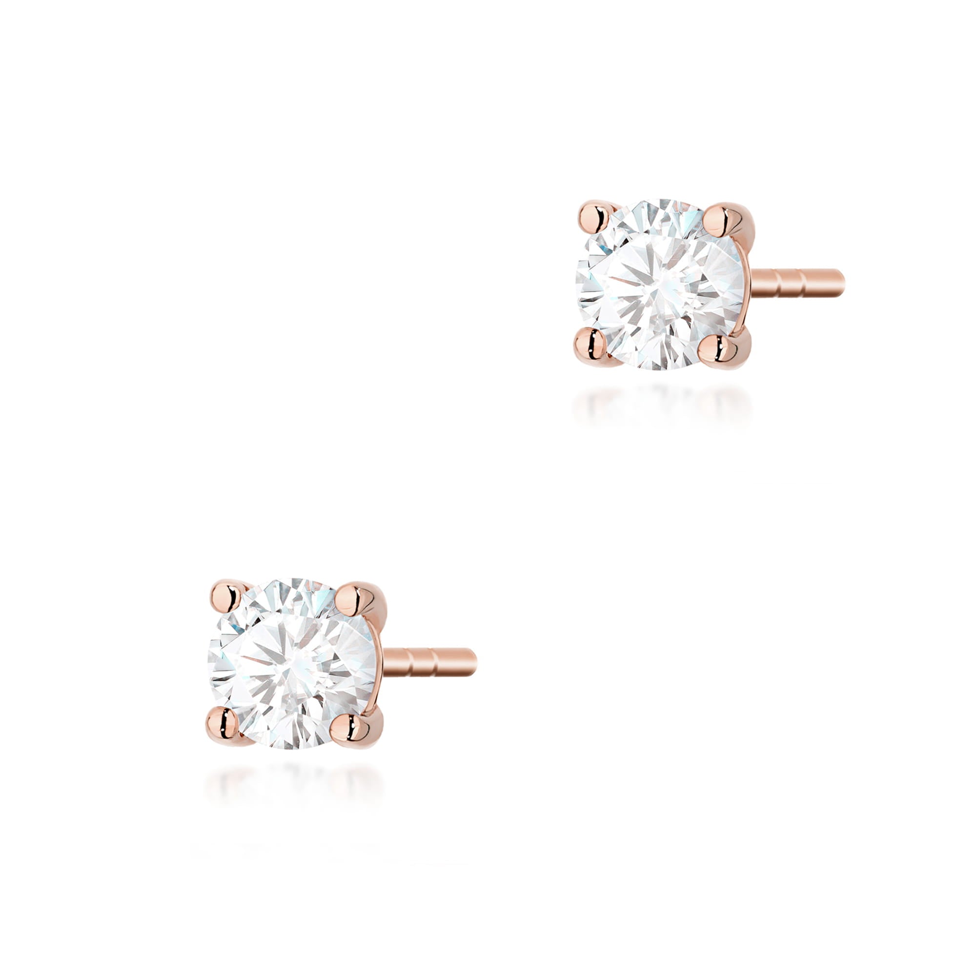 Cercei Aur 14K K0577 Diamant 2 x 0.30ct