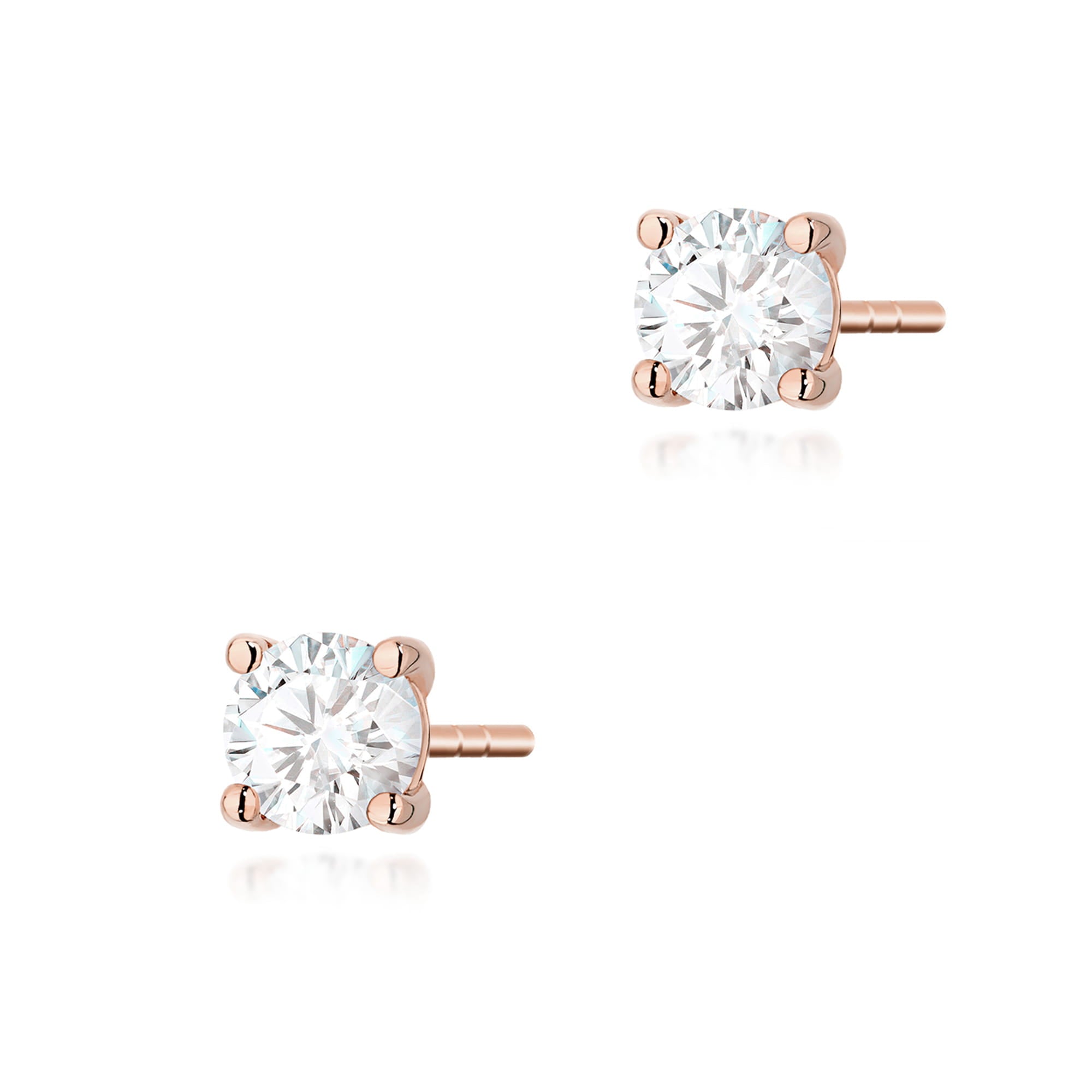 Cercei Aur 14K K0577 Diamant 2 x 0.40ct