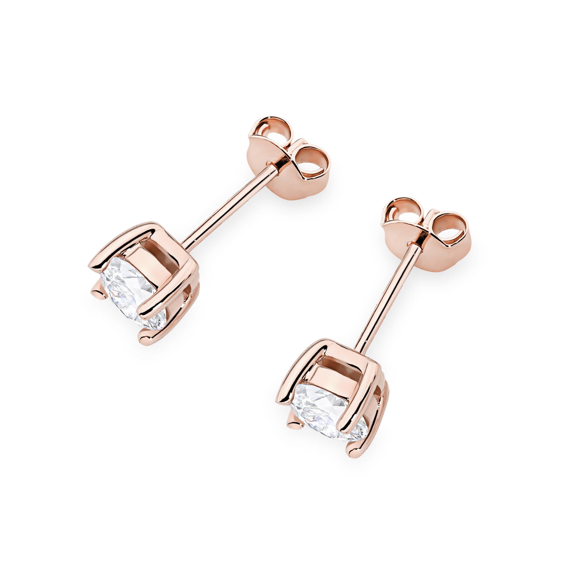 Cercei Aur 14K K0577 Diamant 2 x 0.70ct