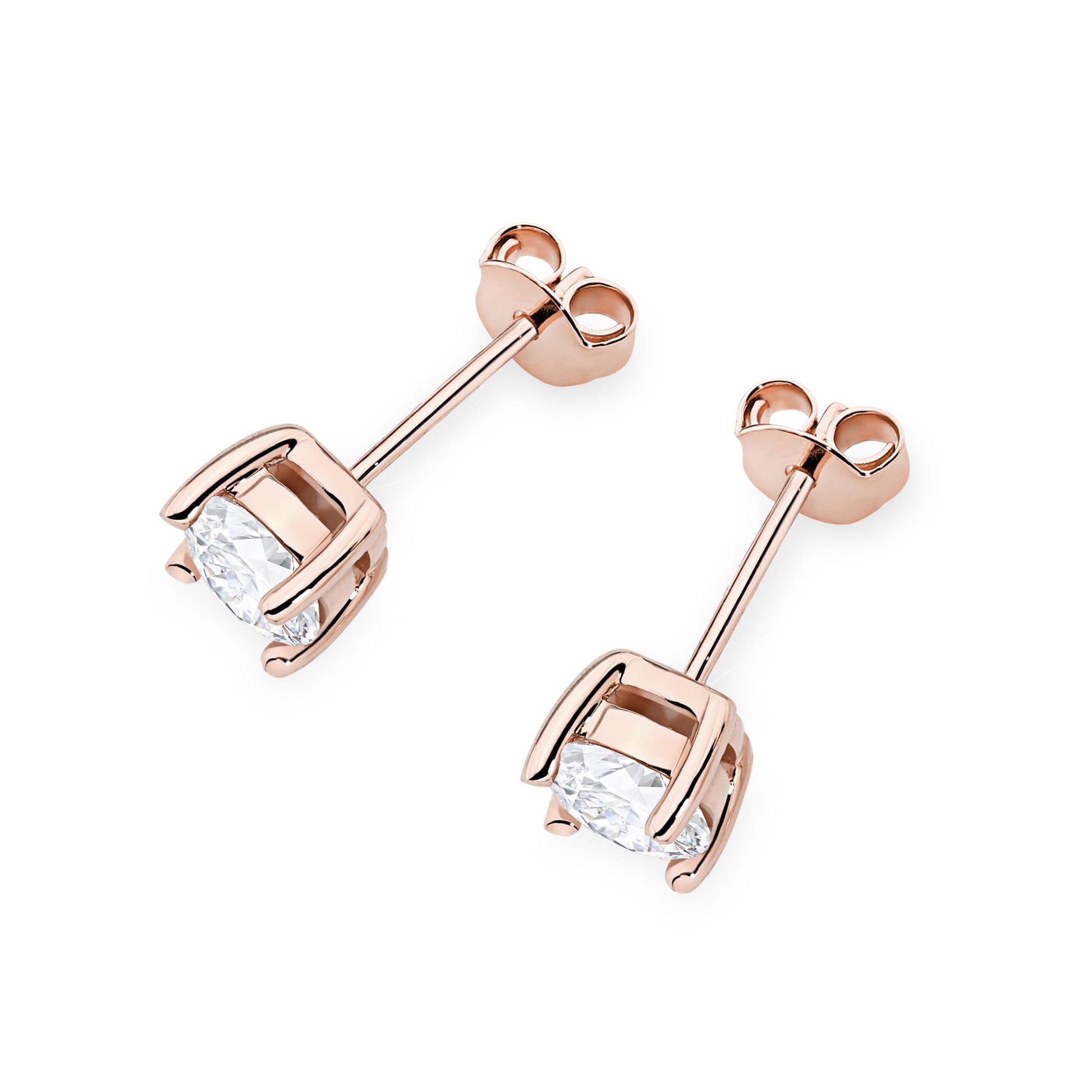 Cercei Aur 14K K0577 Diamant 2 x 1.00ct