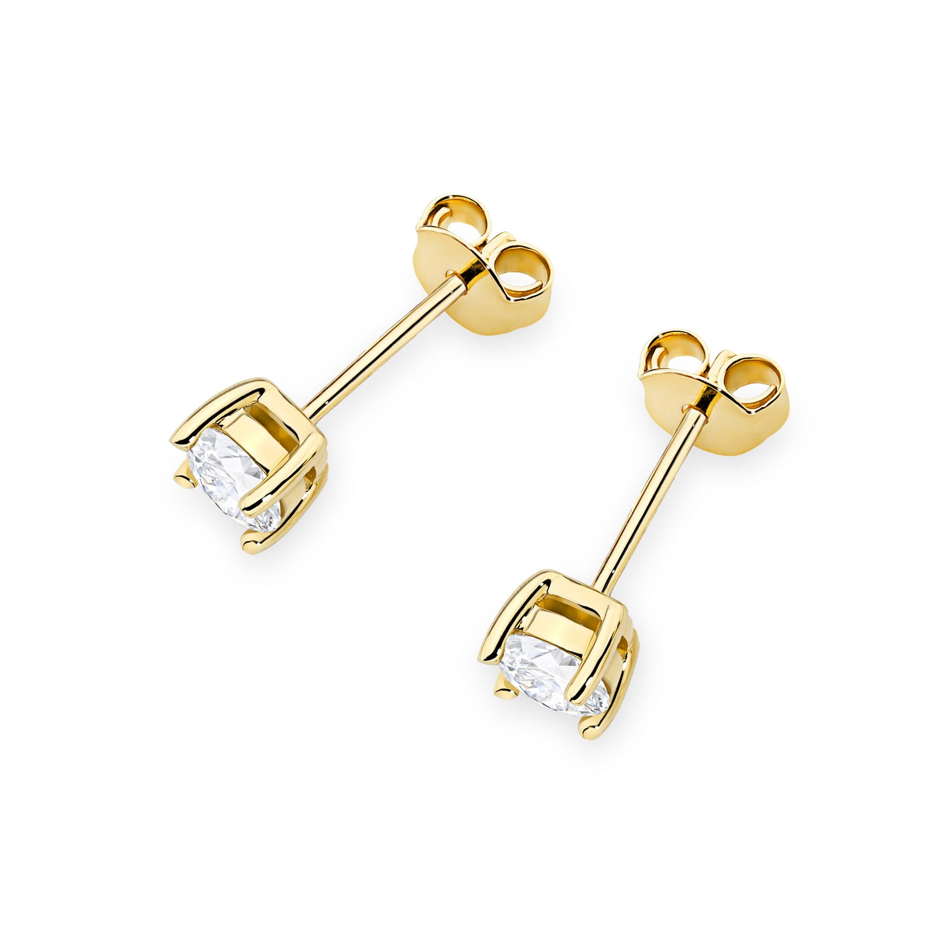 Cercei Aur 14K K0577 Diamant 2 x 0.50ct