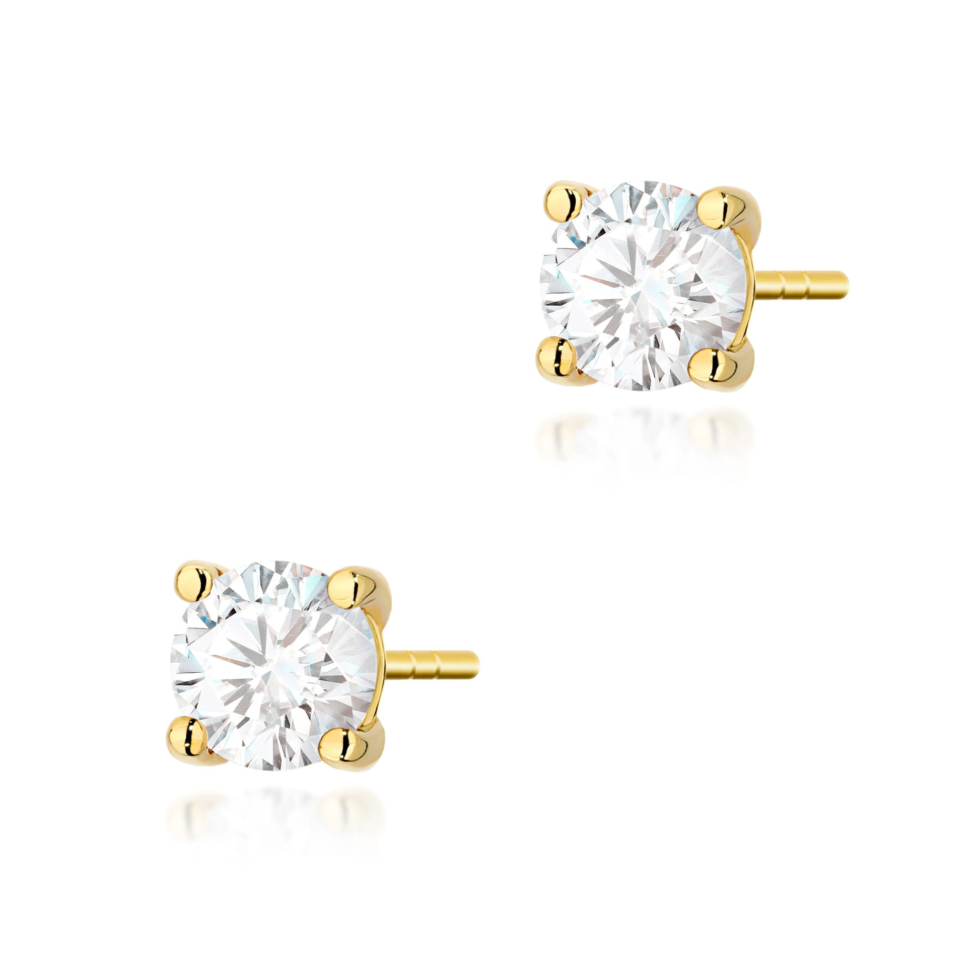 Cercei Aur 14K K0577 Diamant 2 x 0.70ct