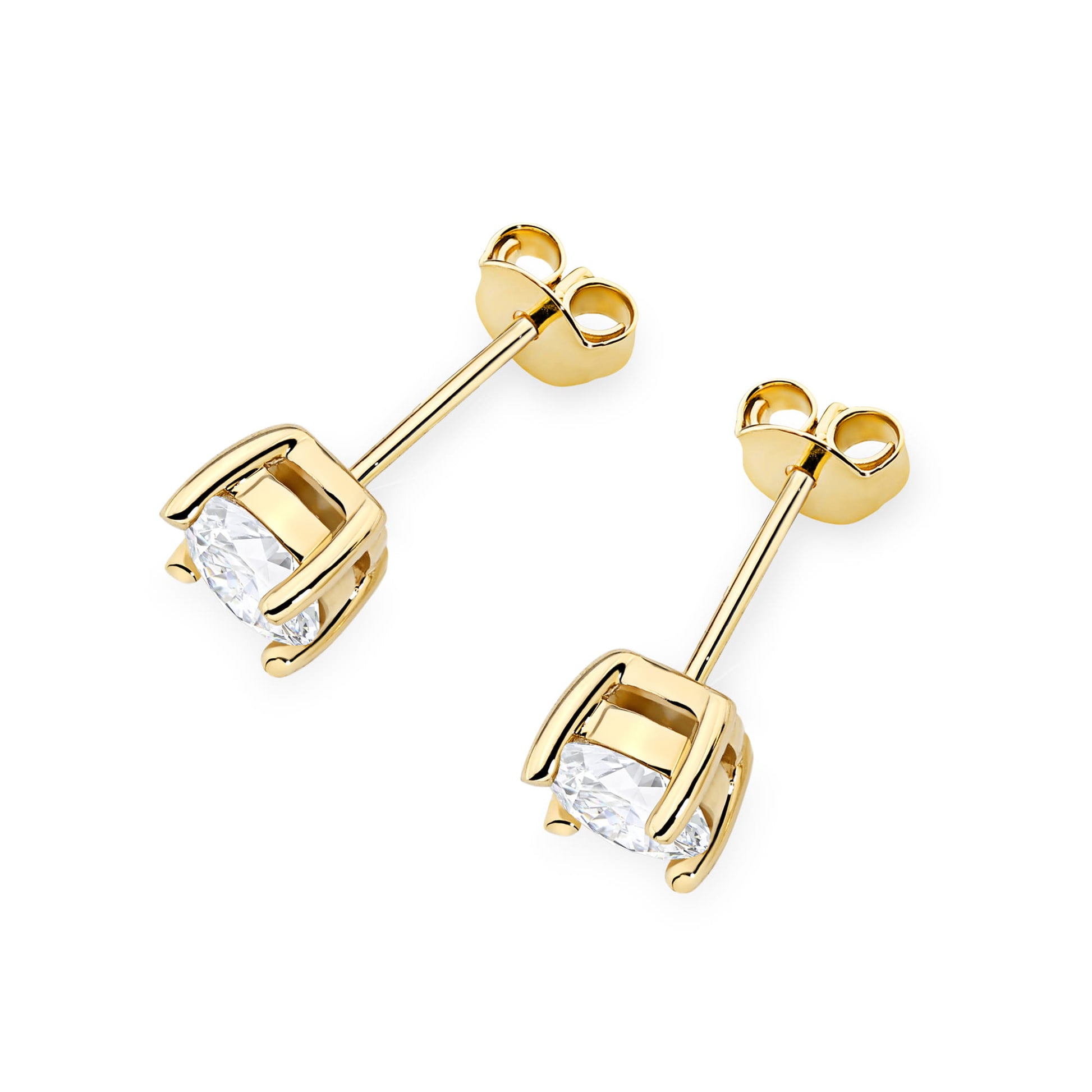 Cercei Aur 14K K0577 Diamant 2 x 1.00ct