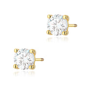 Cercei Aur 14K K0577 Diamant 2 x 1.00ct