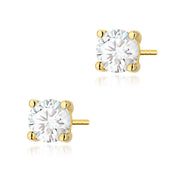 Cercei Aur 14K K0577 Diamant 2 x 1.00ct