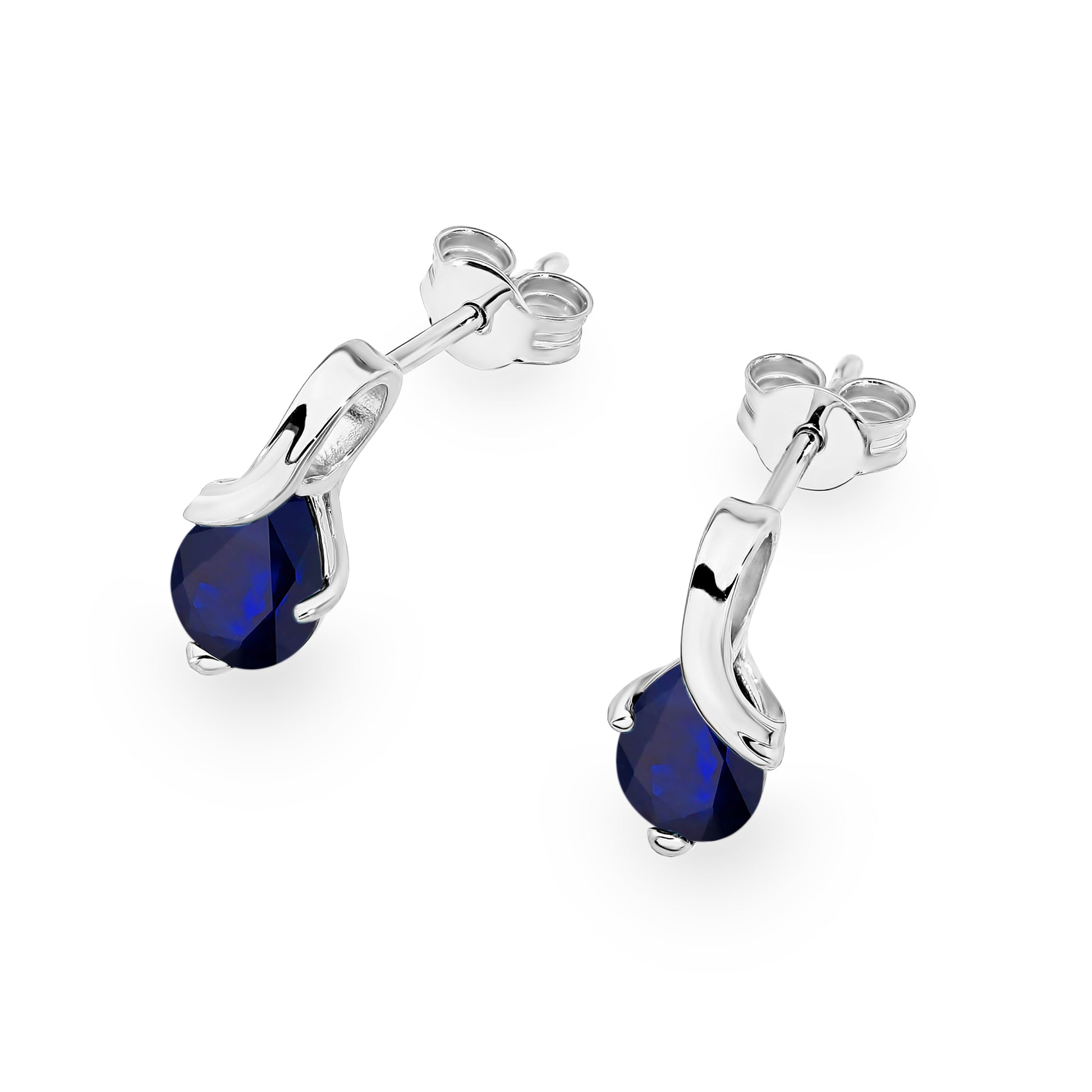 Cercei Aur 14K cu Safir 0.60 ct