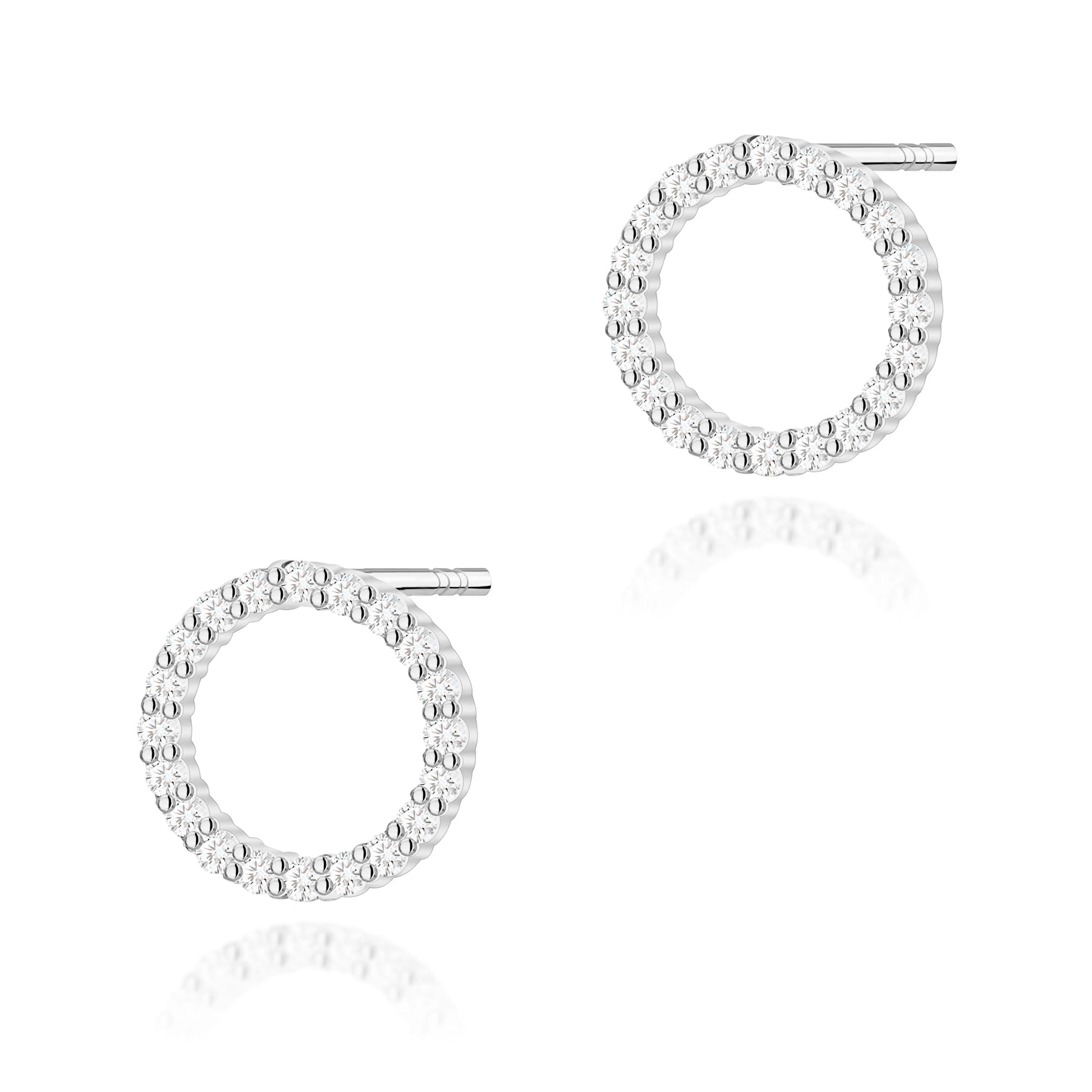 Cercei Aur 14K cu Diamante Naturale 0.20 ct