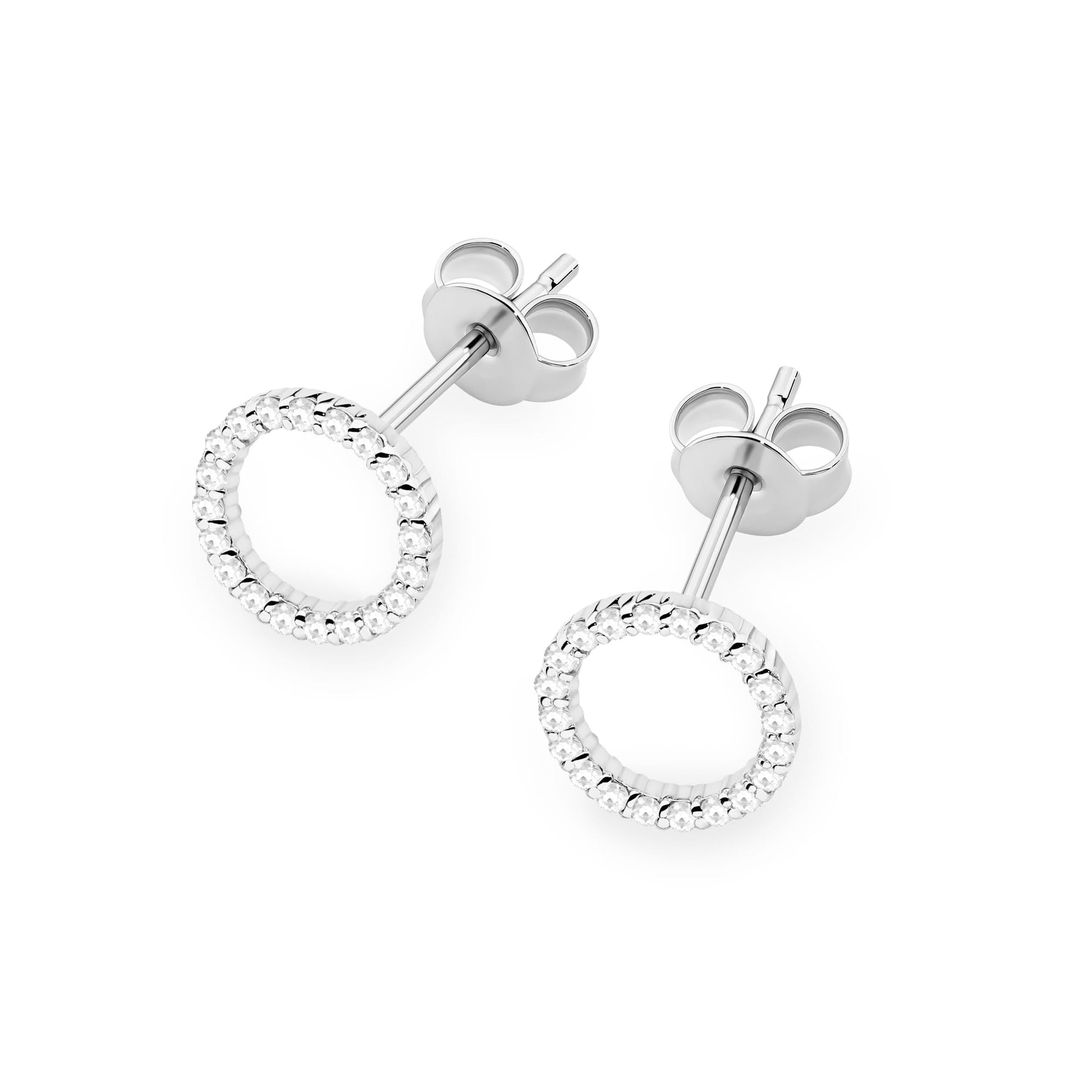 Cercei Aur 14K cu Diamante Naturale 0.20 ct