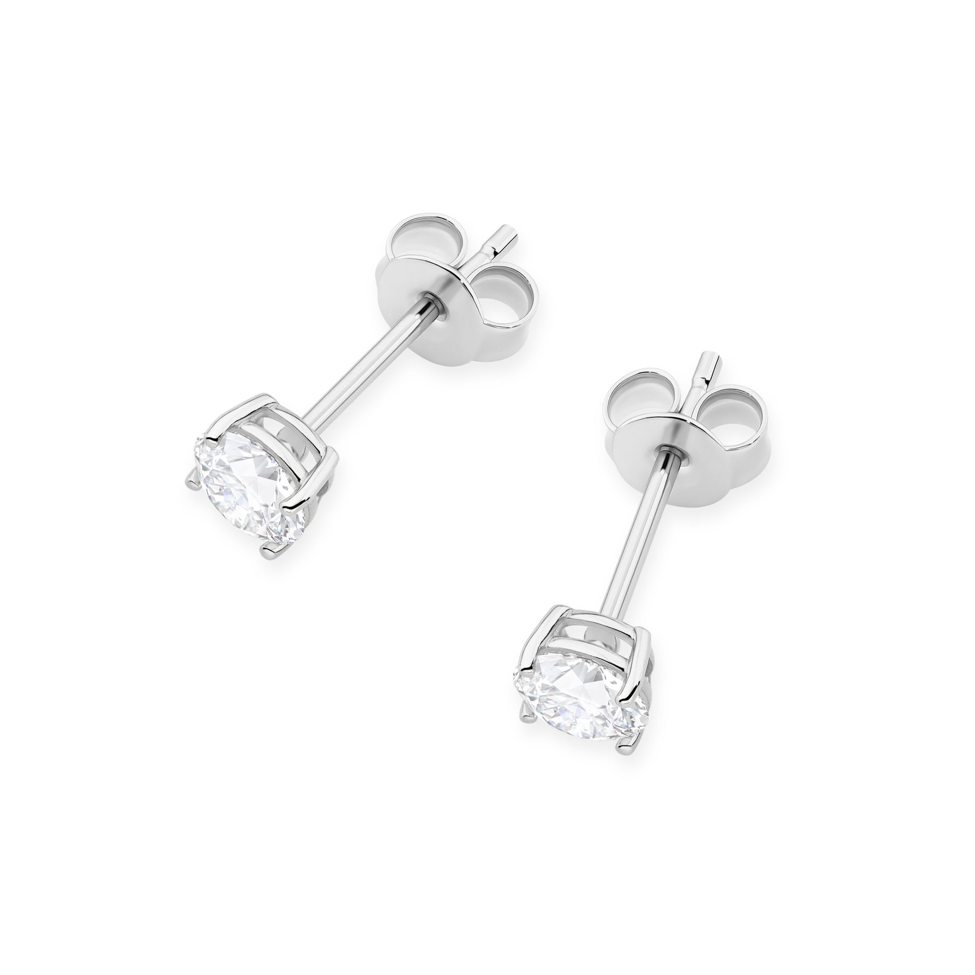 Cercei Aur 14K cu Diamant Natural 0.50 ct
