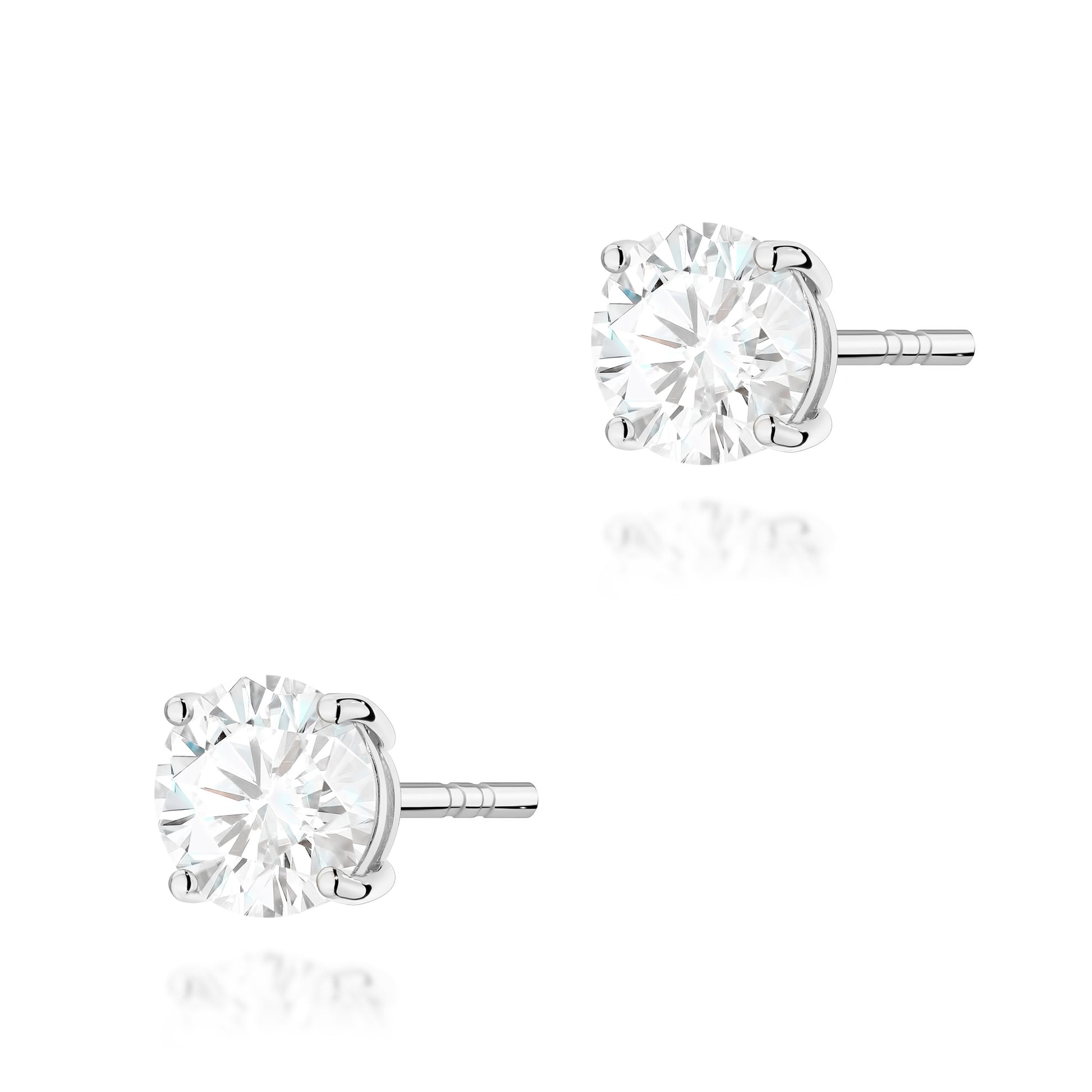 Cercei Aur 14K cu Diamant Natural 1.00 ct