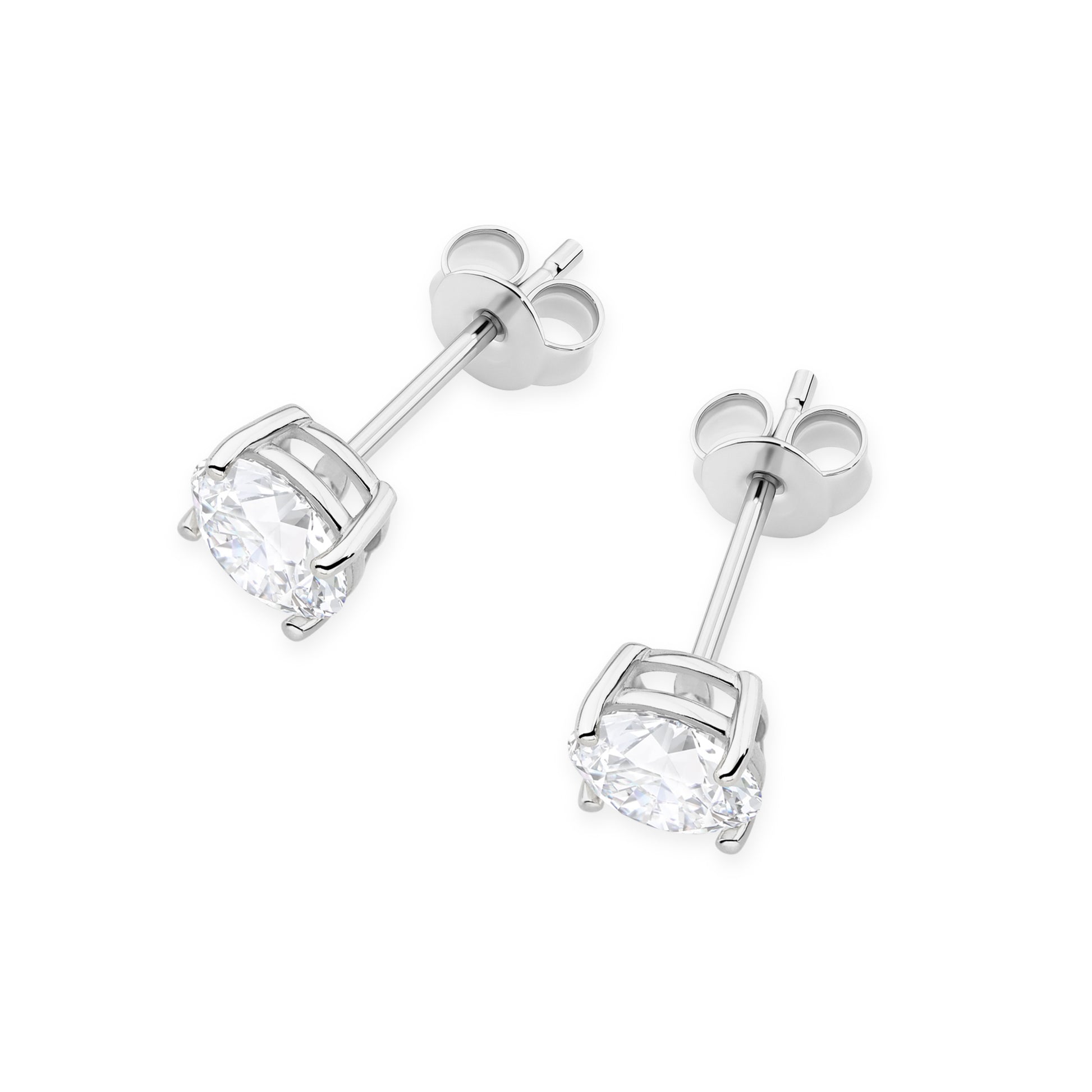 Cercei Aur 14K cu Diamant Natural 1.00 ct