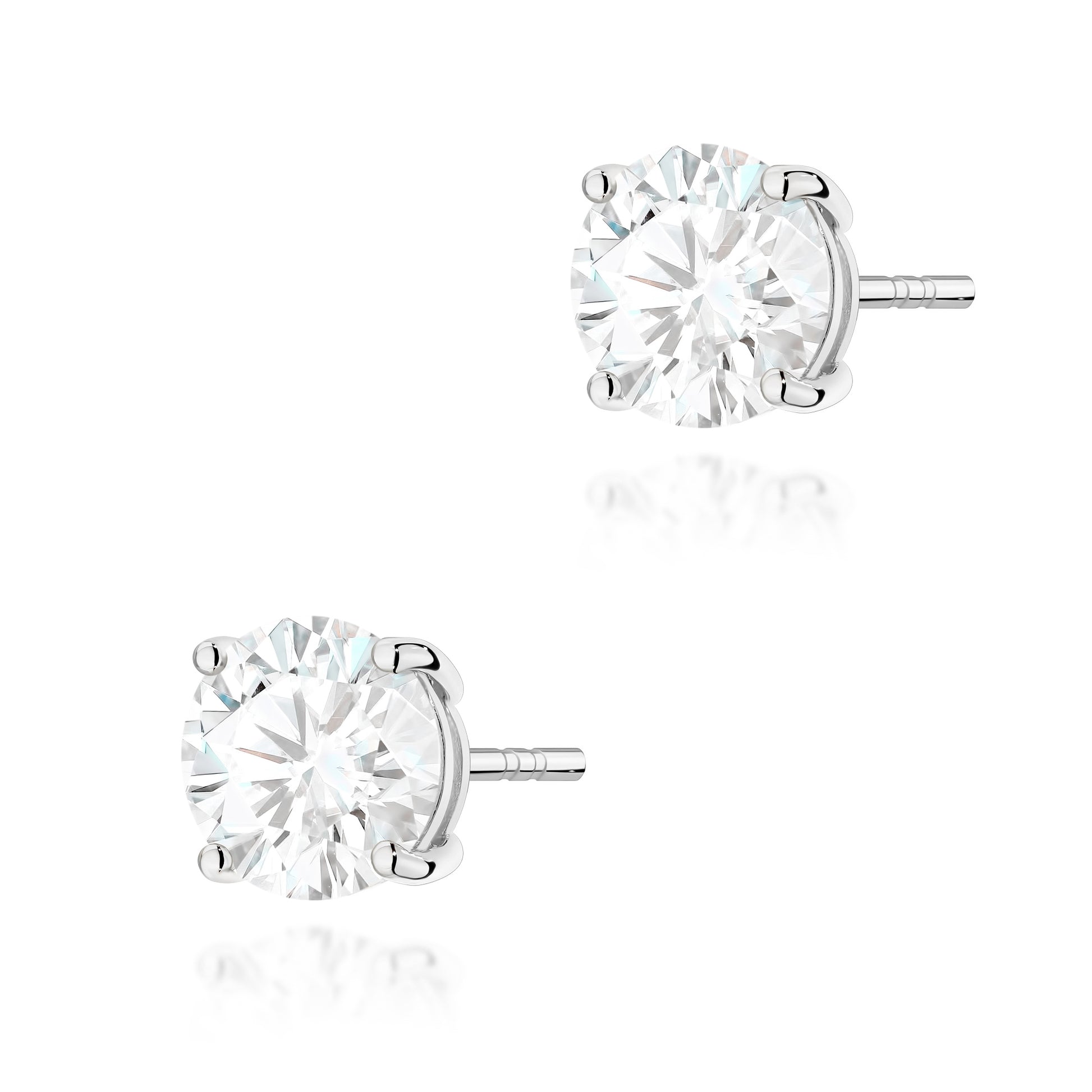 Cercei Aur 14K cu Diamant Natural 2.00 ct