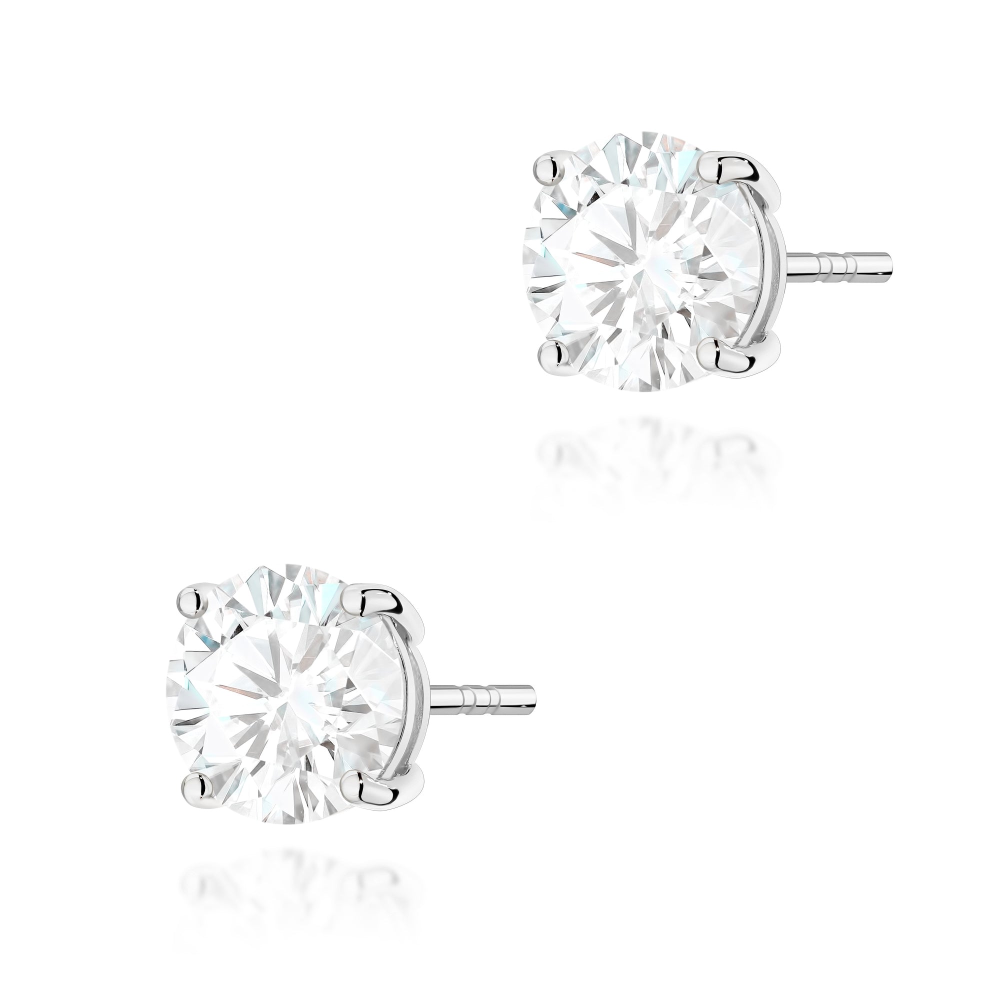 Cercei Aur 14K cu Diamant Natural 2.00 ct