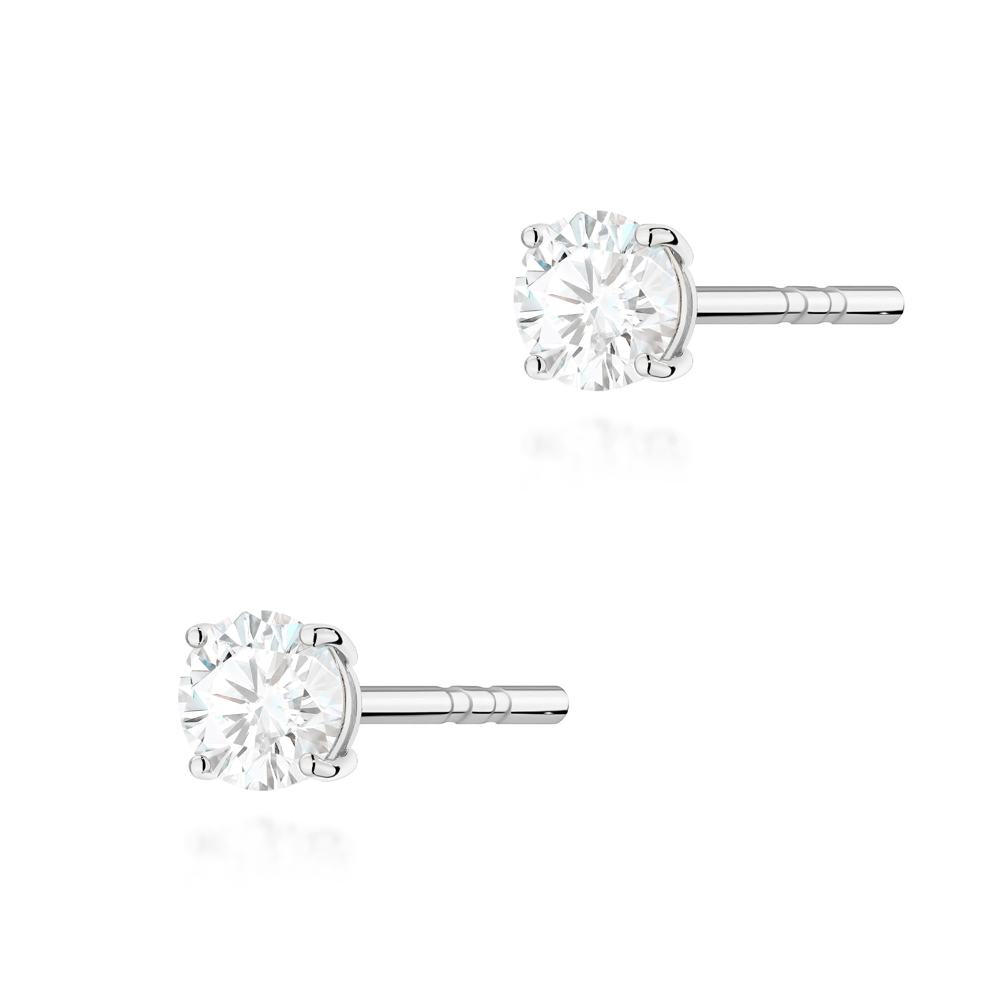 Cercei Aur 14K cu Diamant de Laborator 0.15 ct