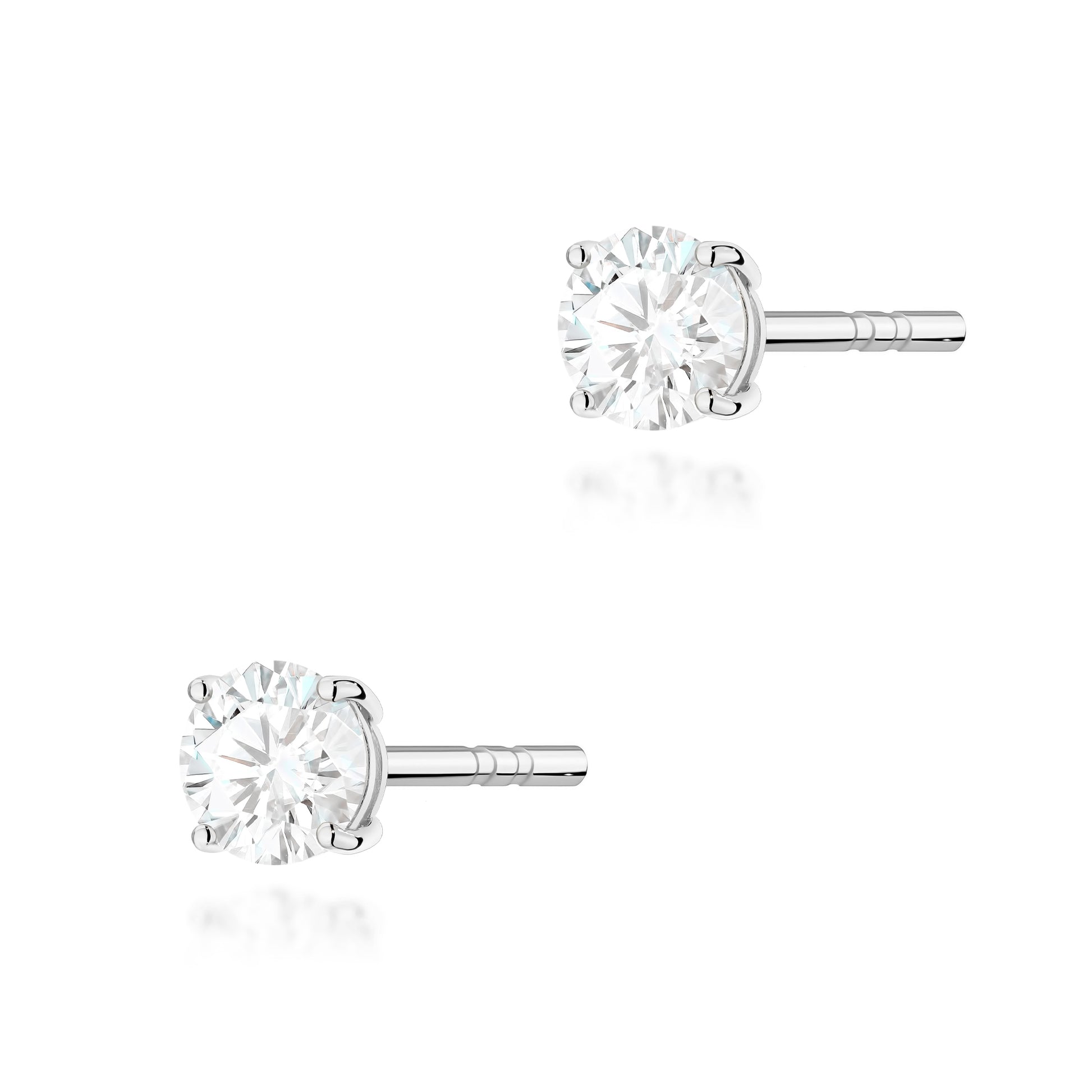 Cercei Aur 14K cu Diamant de Laborator 0.30 ct