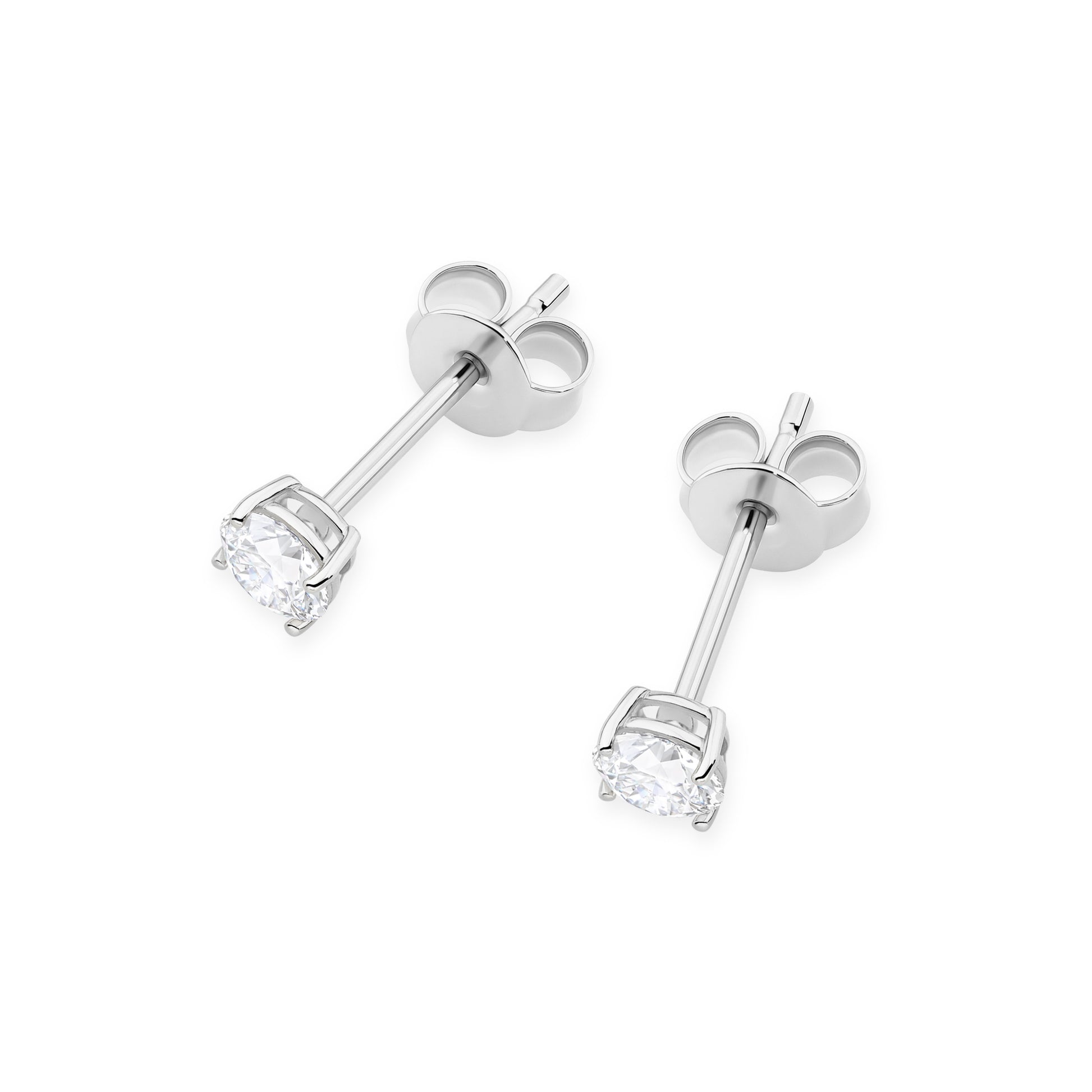 Cercei Aur 14K cu Diamant de Laborator 0.30 ct