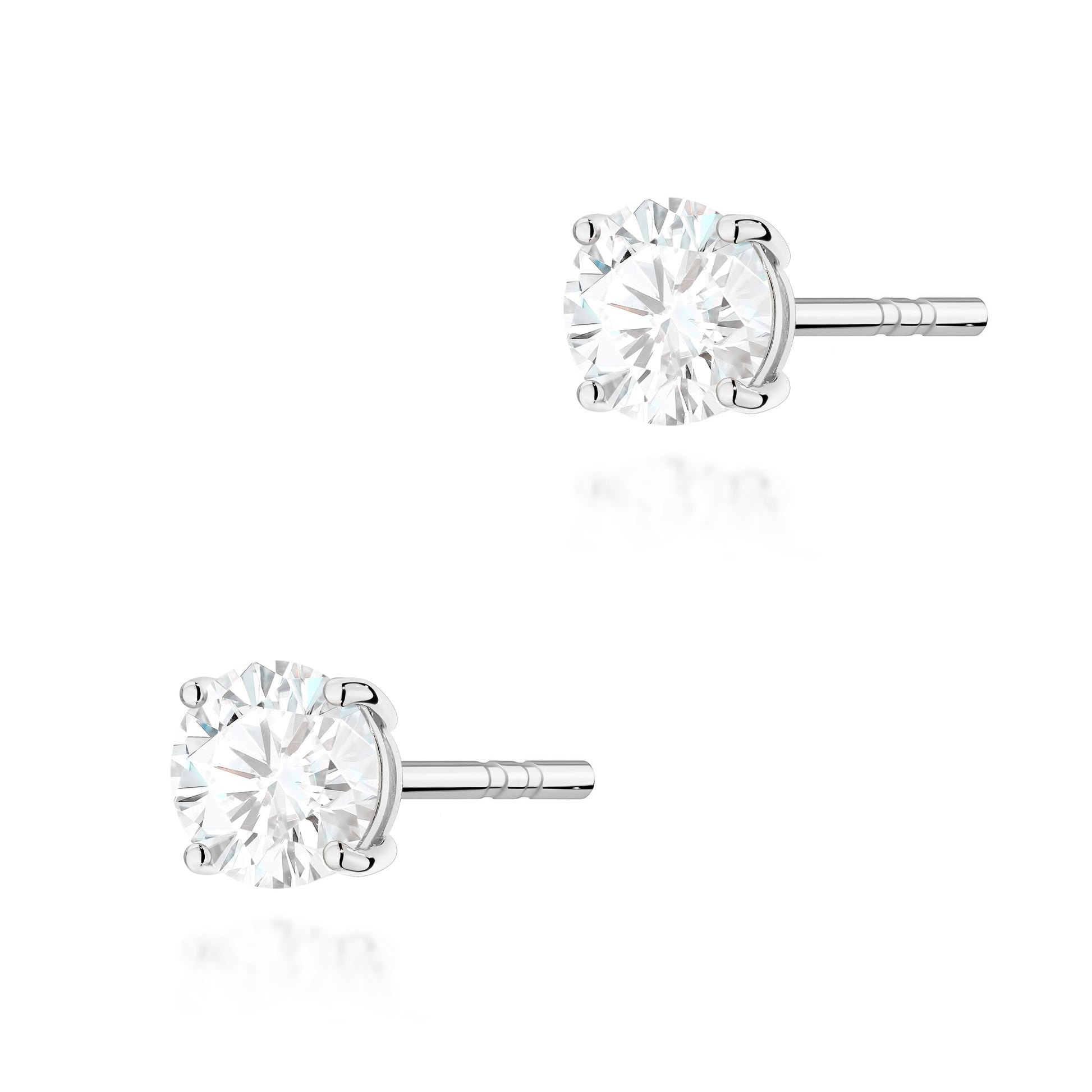 Cercei Aur 14K cu Diamant de Laborator 0.50 ct