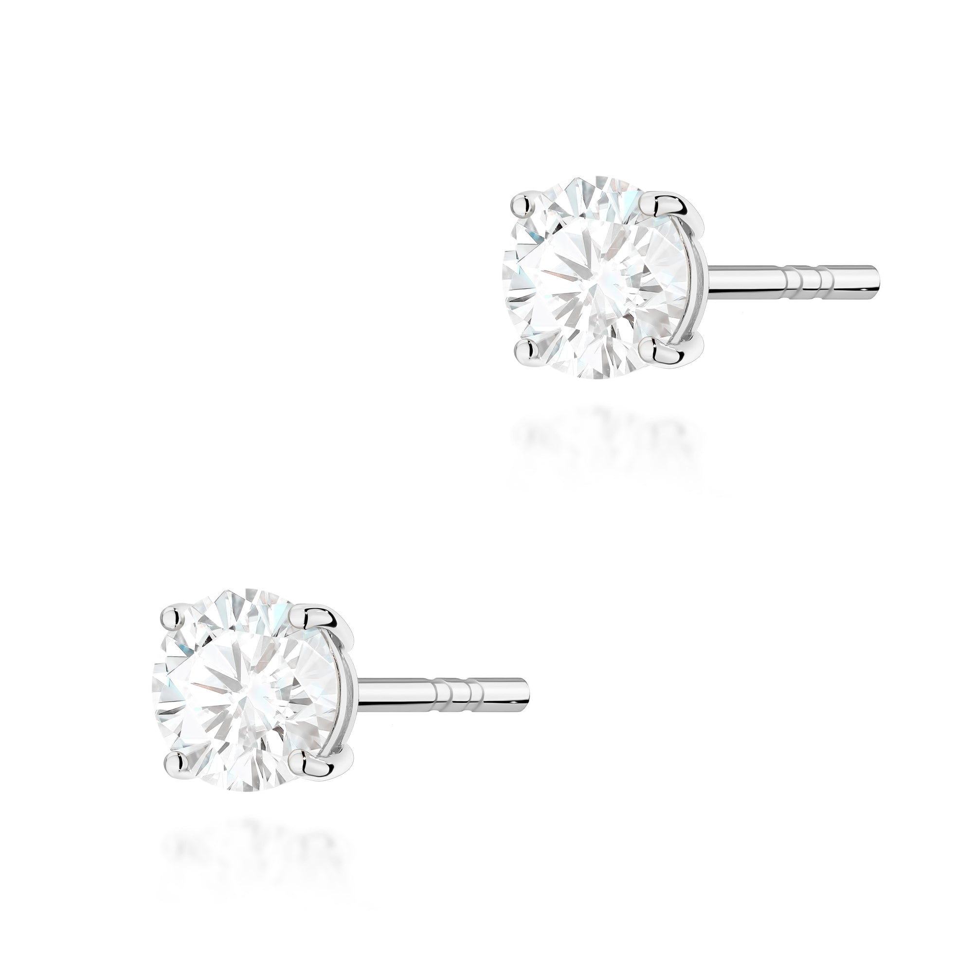 Cercei Aur 14K cu Diamant de Laborator 0.50 ct