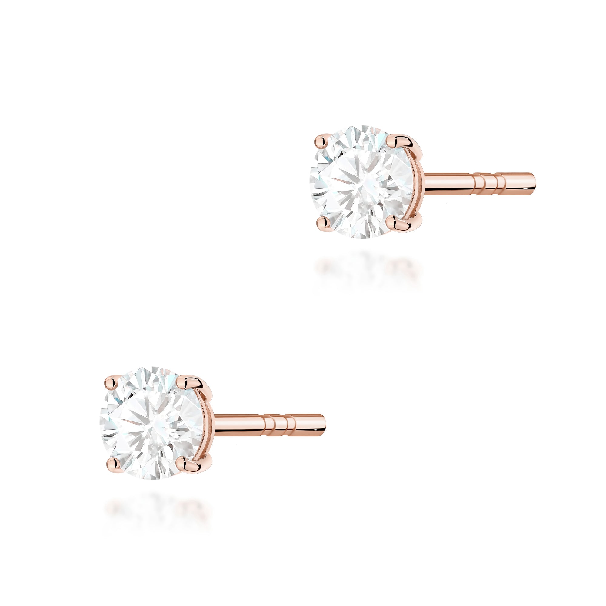 Cercei Aur 14K cu Diamant Natural 0.30 ct