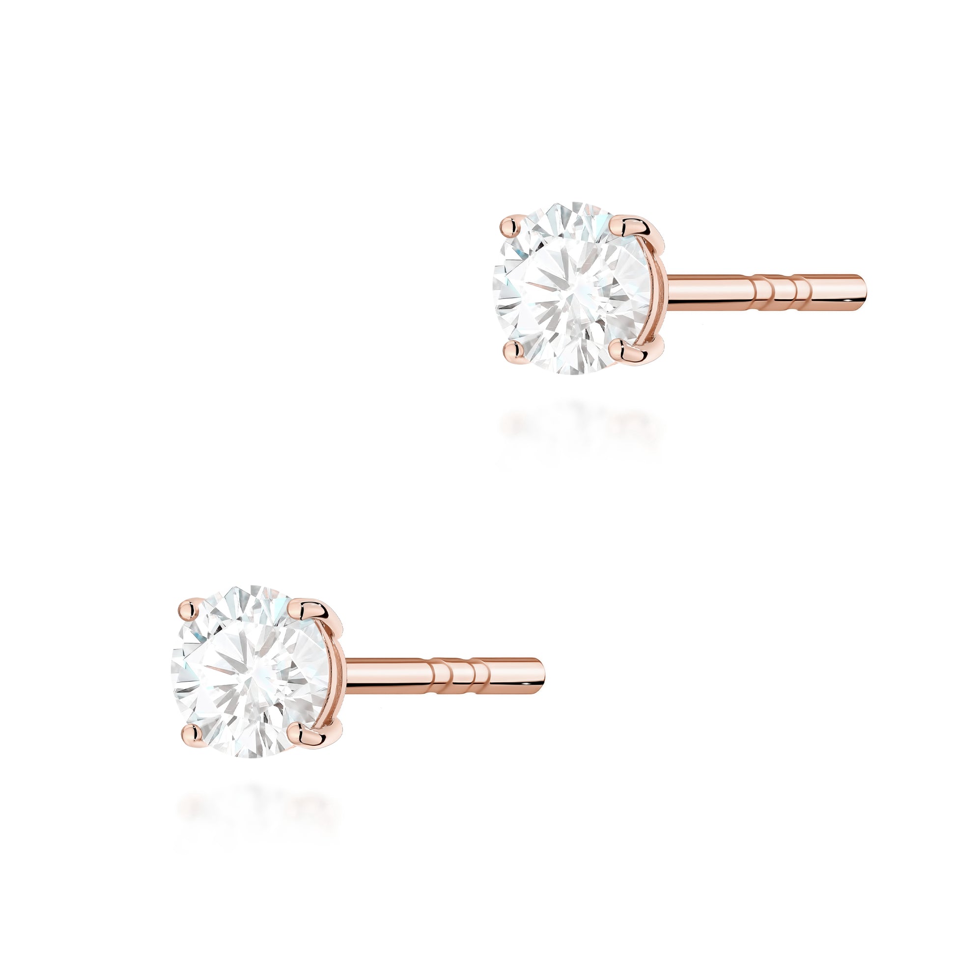 Cercei Aur 14K cu Diamant de Laborator 0.15 ct