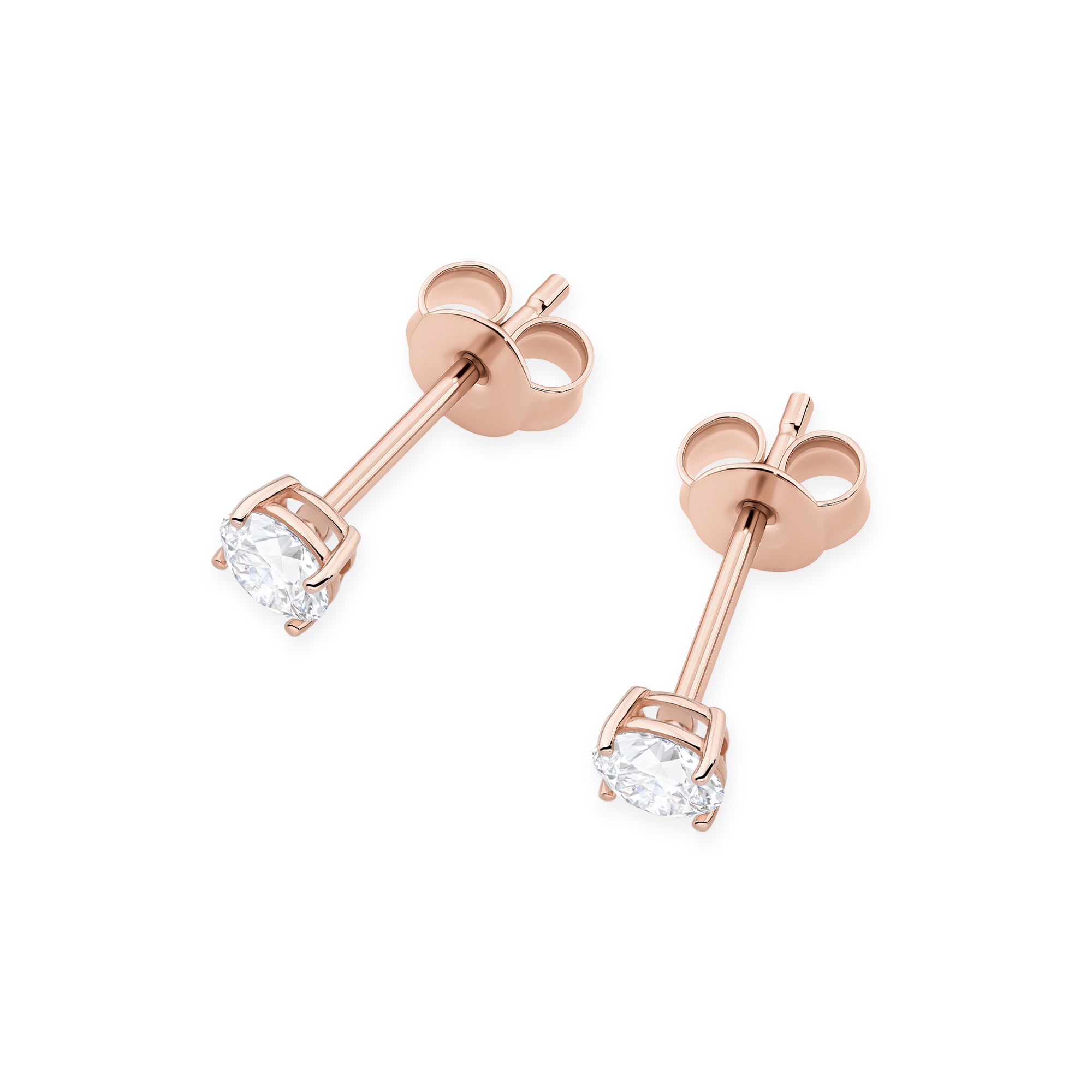 Cercei Aur 14K cu Diamant de Laborator 0.30 ct